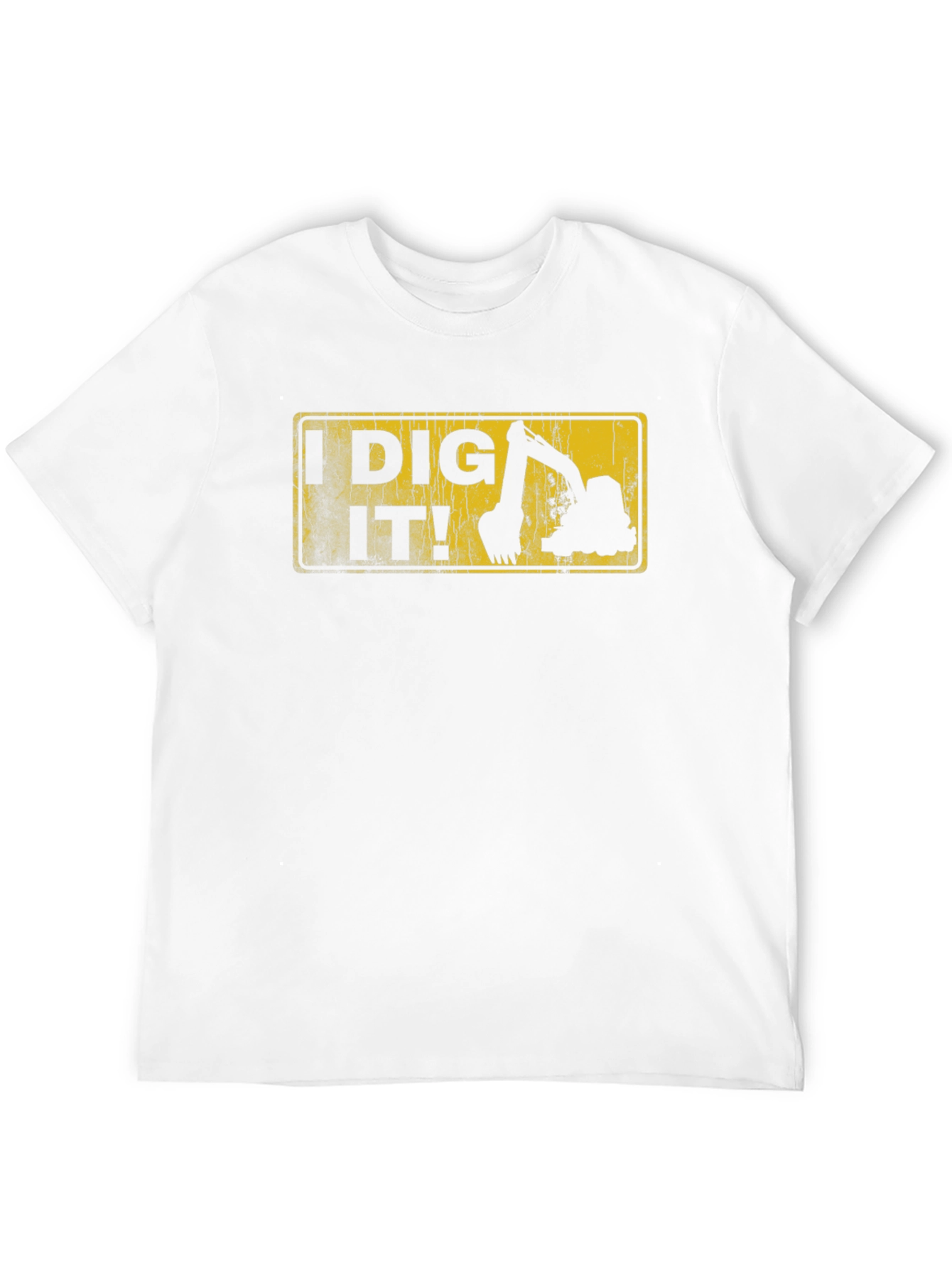 I Dig It! Excavator Graphic Tee - Black