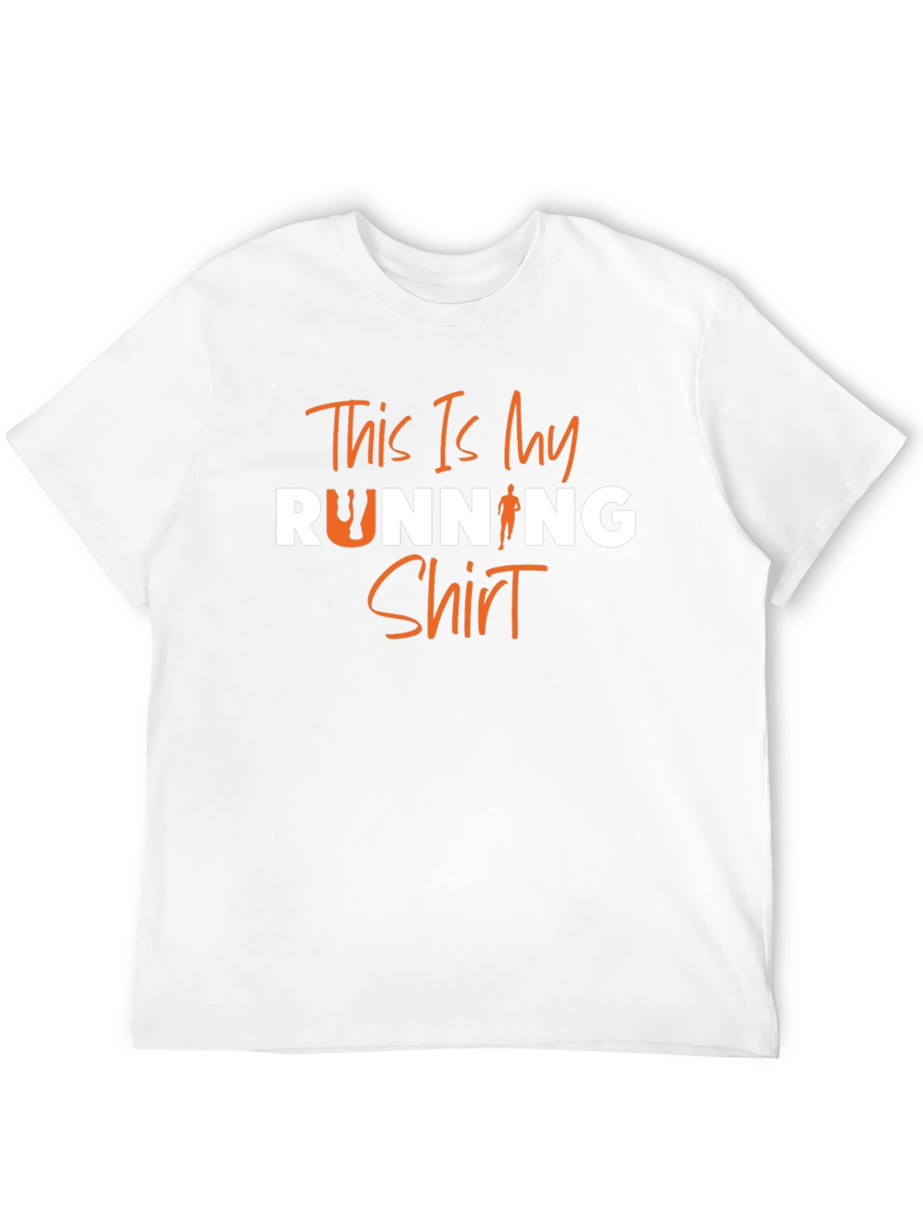 This Is My Running Shirt - Black Graphic Tee