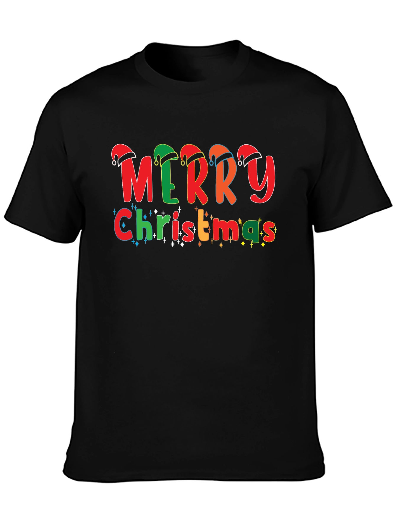 Merry Christmas Graphic Tee - Holiday Cheer