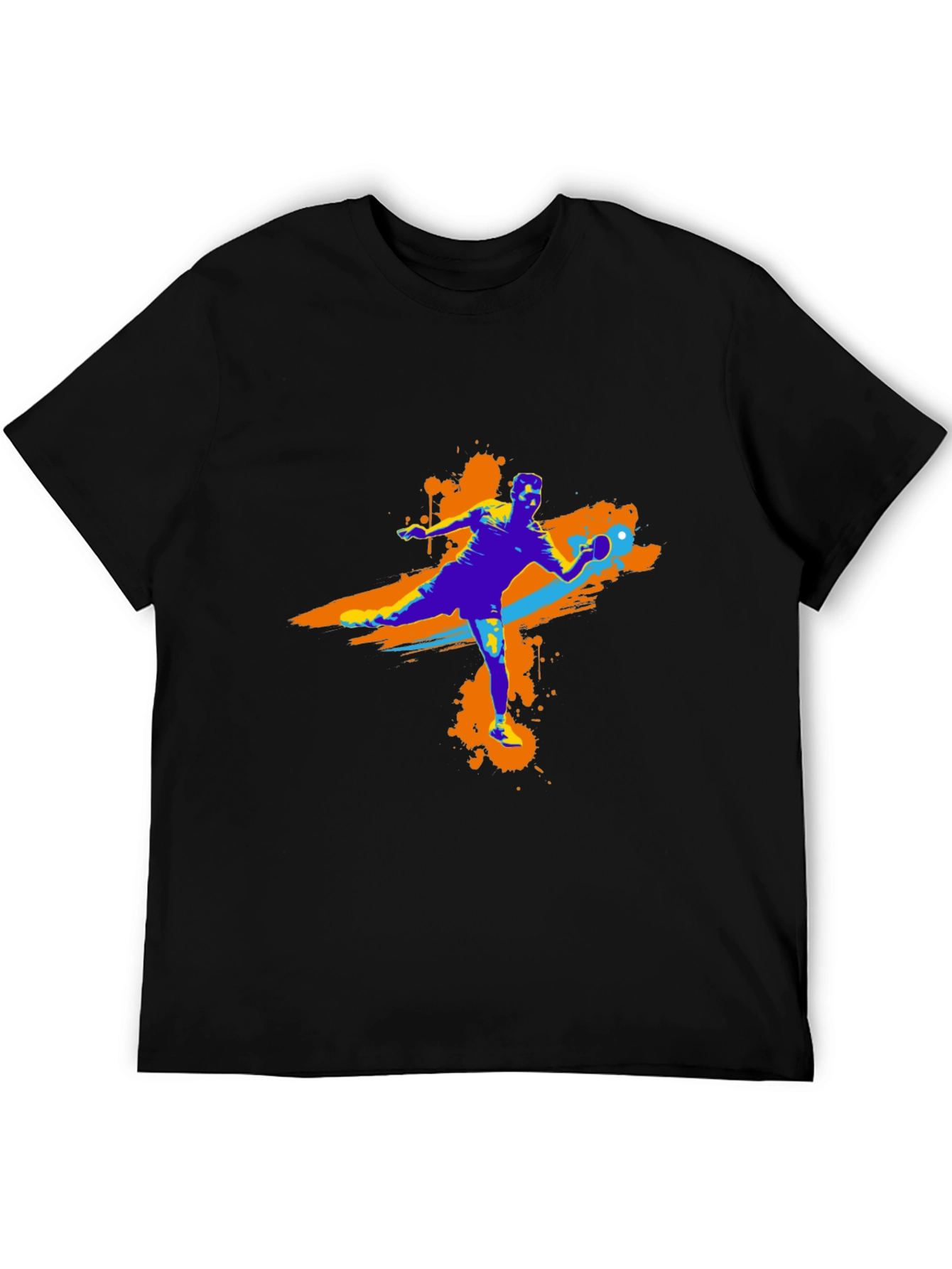 Table Tennis Player Graphic T-Shirt