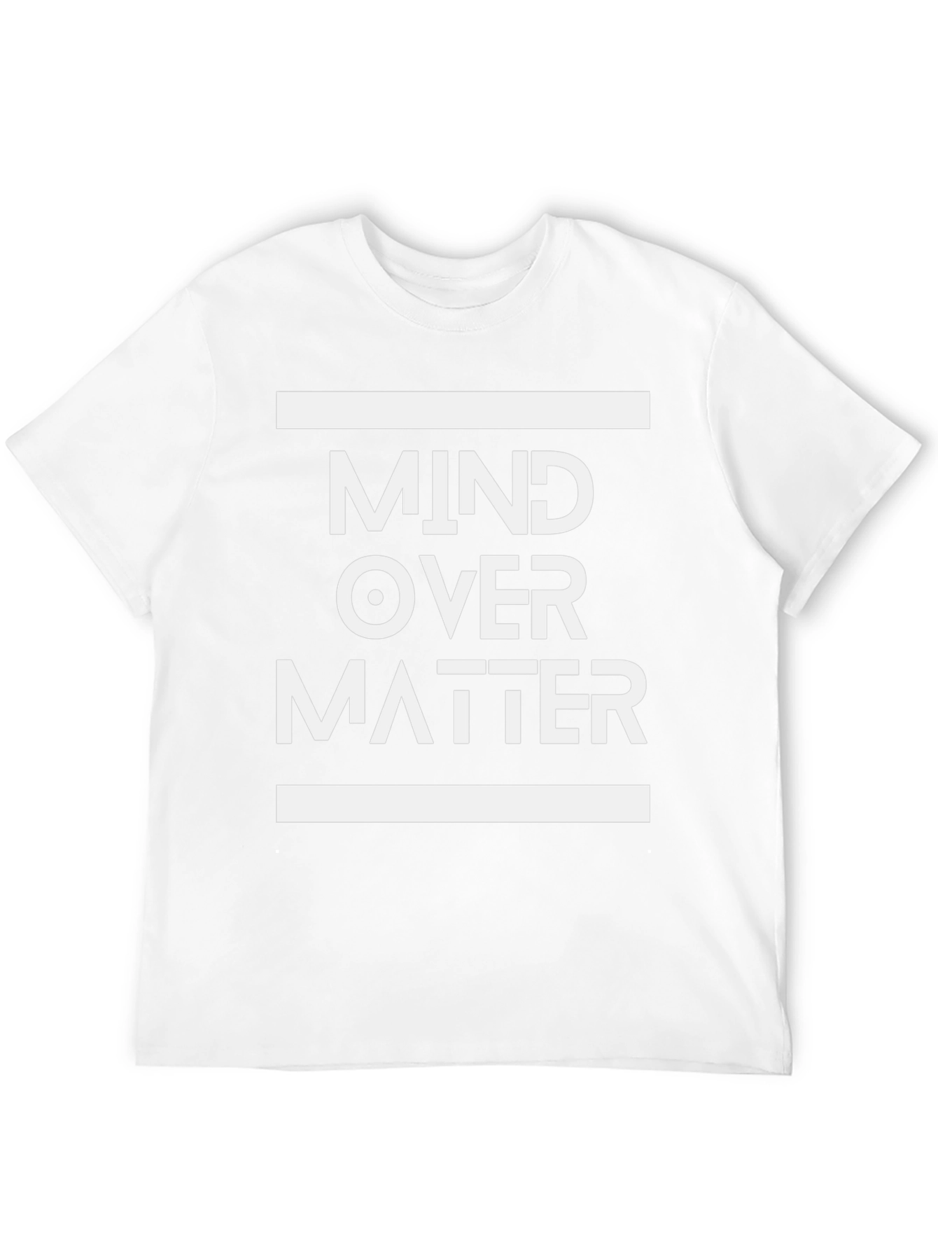 Mind Over Matter Graphic Tee - Black Casual T-Shirt