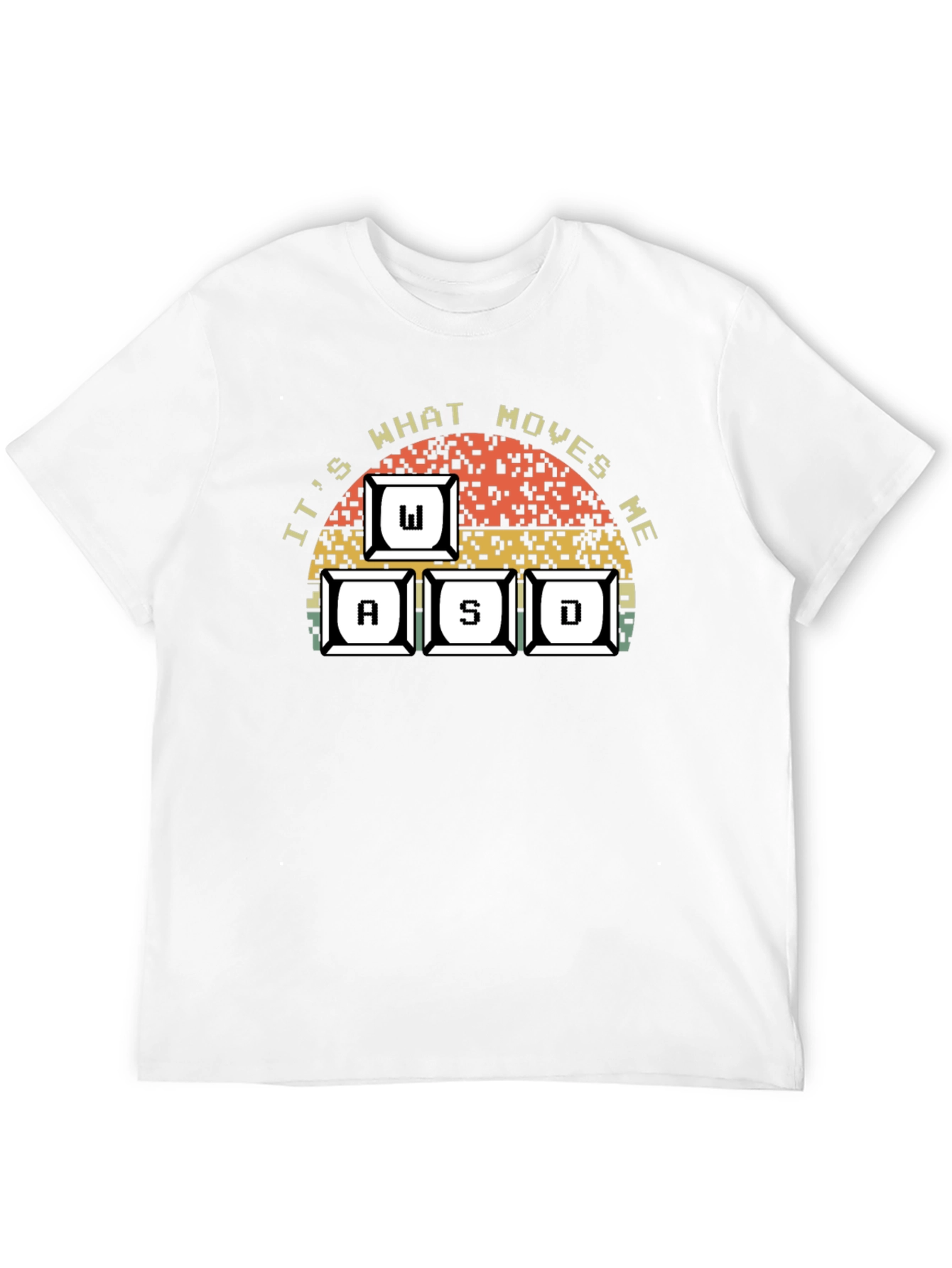 Gamer WASD Keys Retro Style T-Shirt