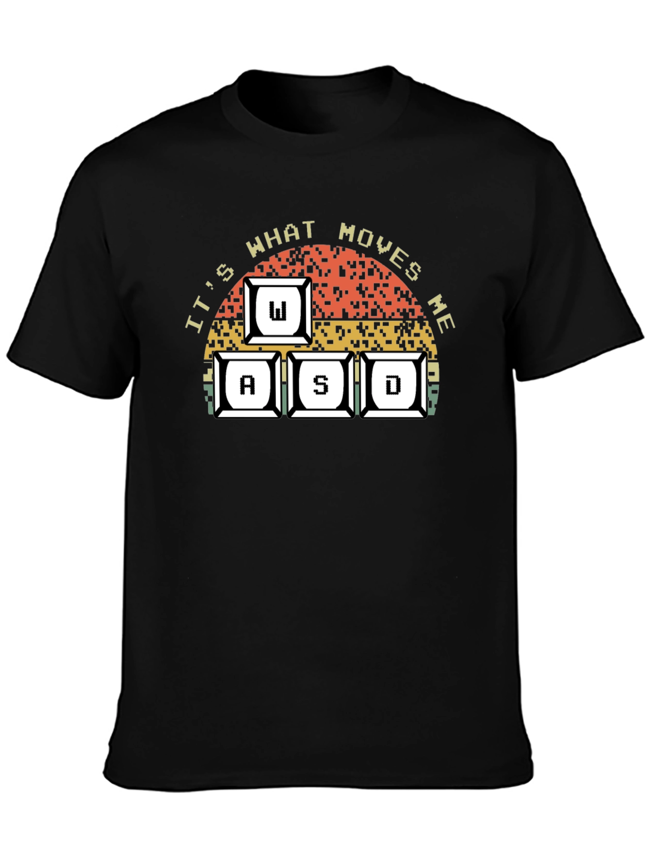 Gamer WASD Keys Retro Style T-Shirt