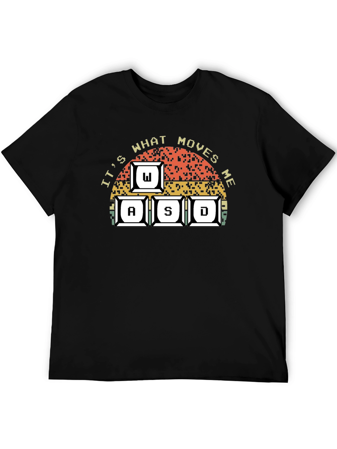 Gamer WASD Keys Retro Style T-Shirt