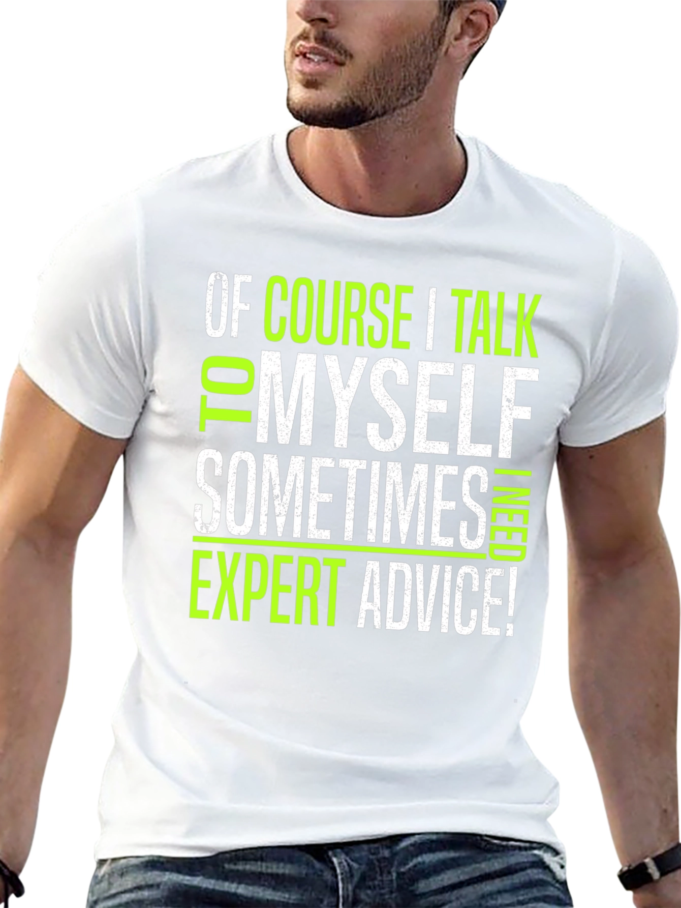 Expert Advice Graphic Tee - Funny Sarcastic Mens T-Shirt