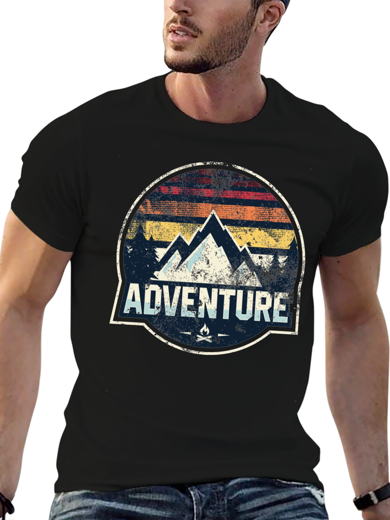 Adventure Mountain Graphic Tee - Explore Outdoors