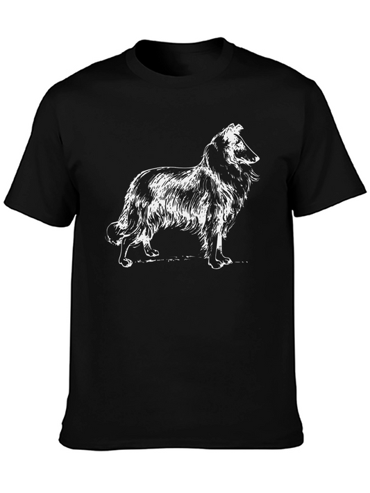 Dog Graphic Black Tee