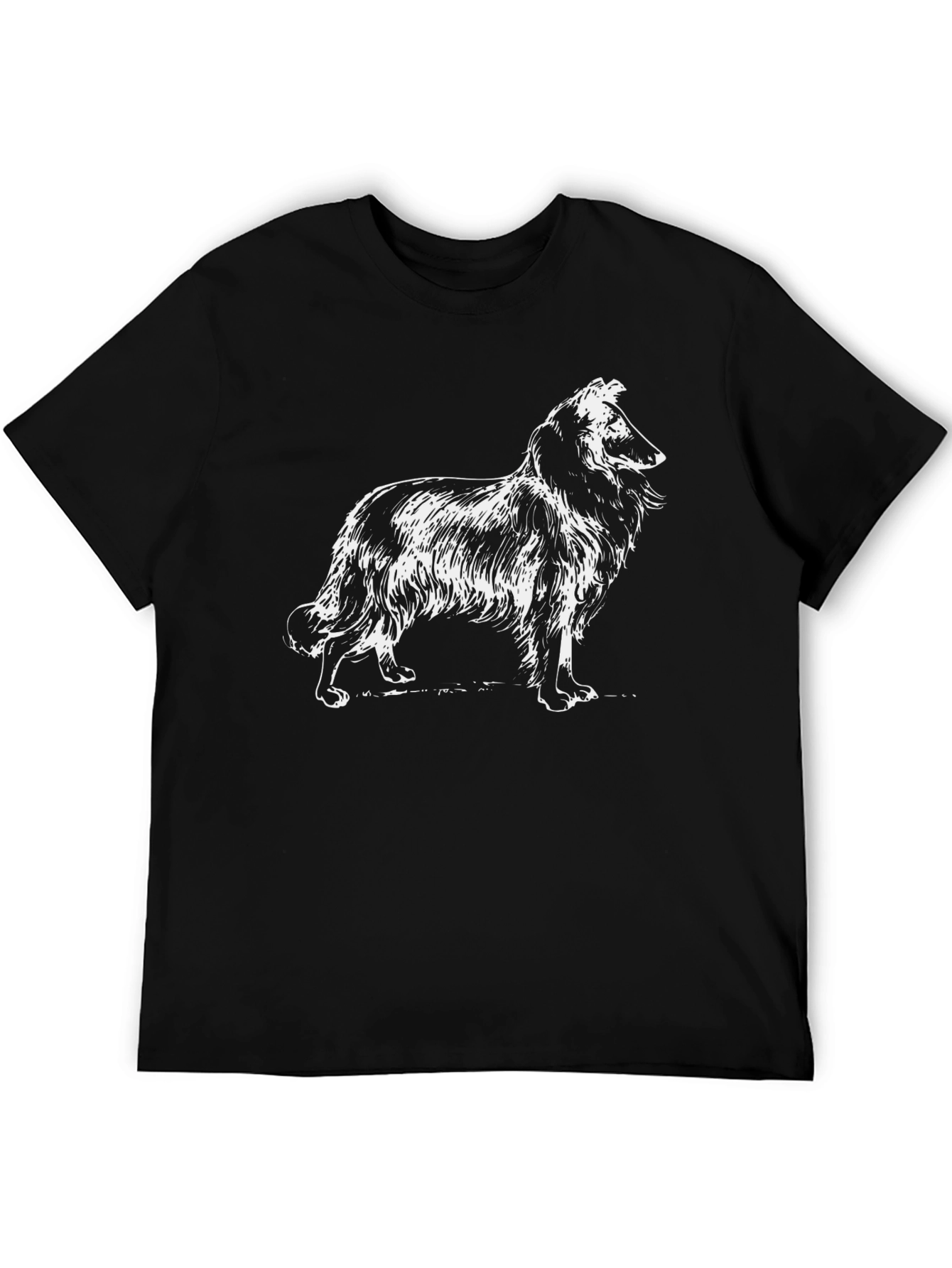 Dog Graphic Black Tee