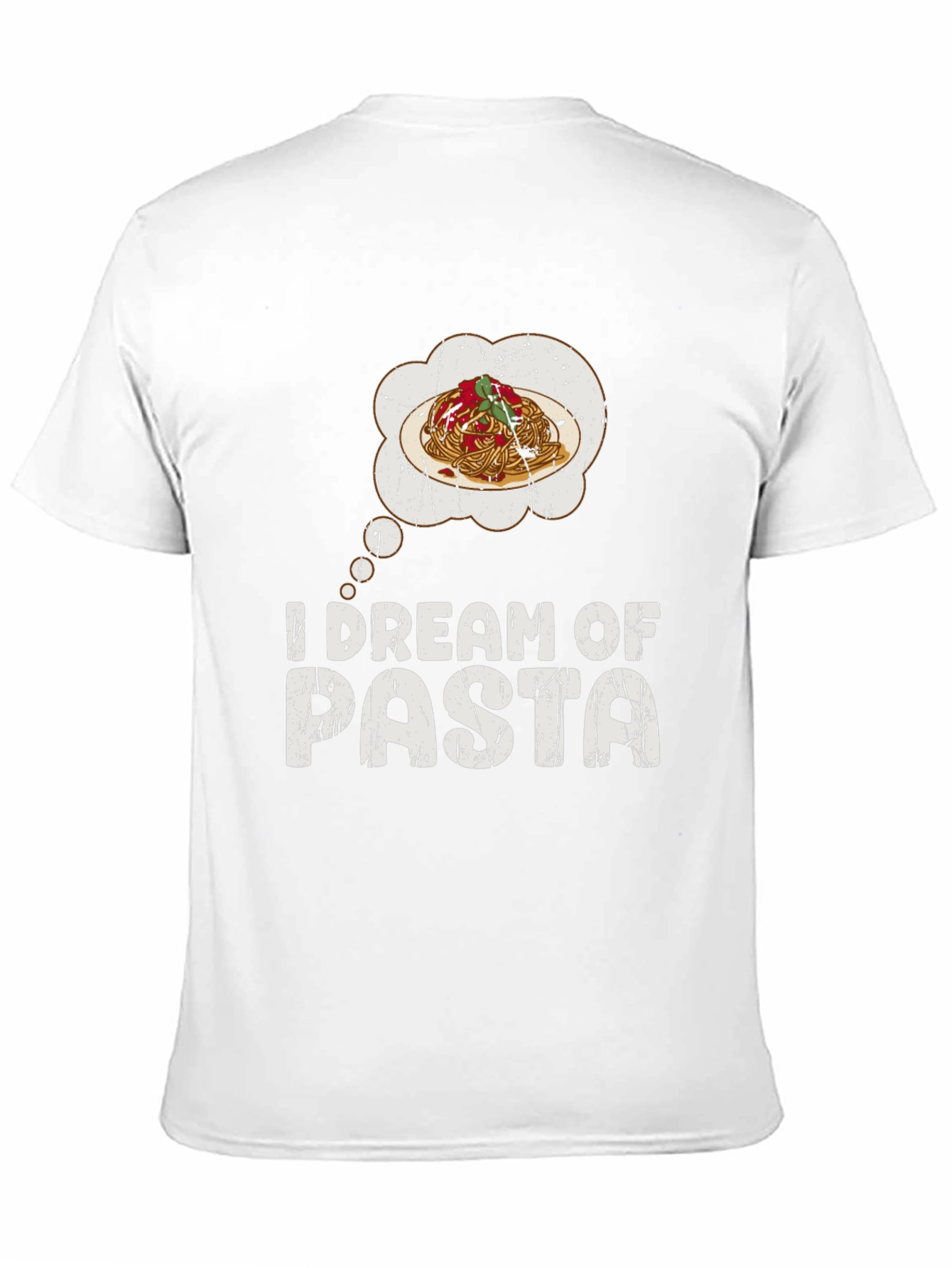 I Dream of Pasta Black Graphic T-Shirt