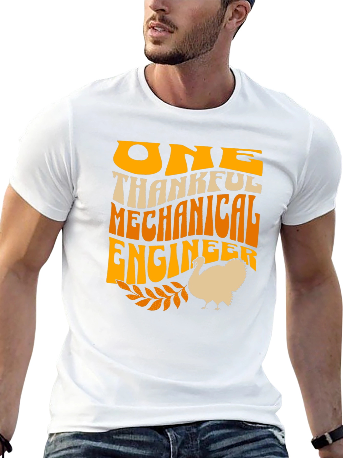 Thankful Mechanical Engineer Thanksgiving T-Shirt