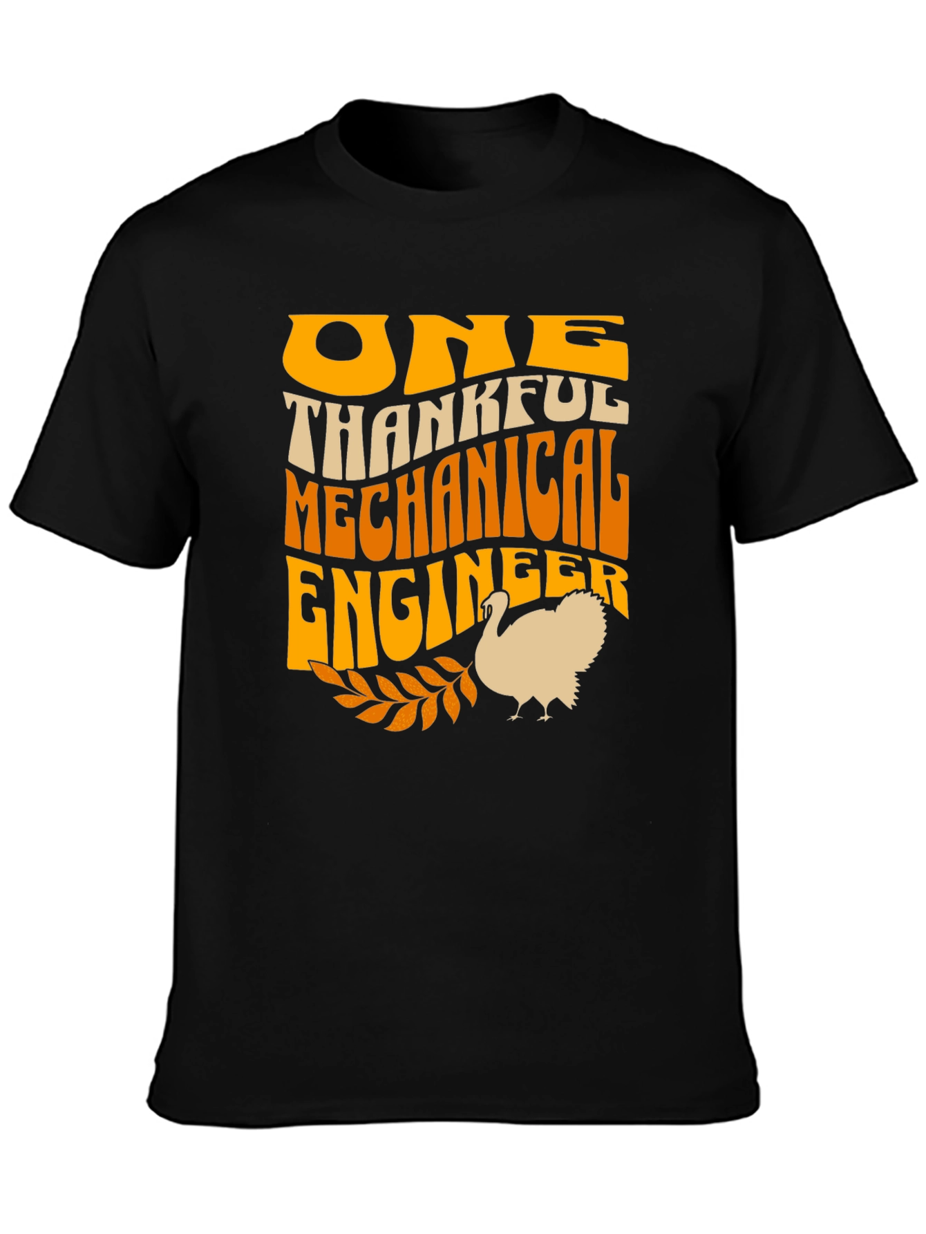 Thankful Mechanical Engineer Thanksgiving T-Shirt