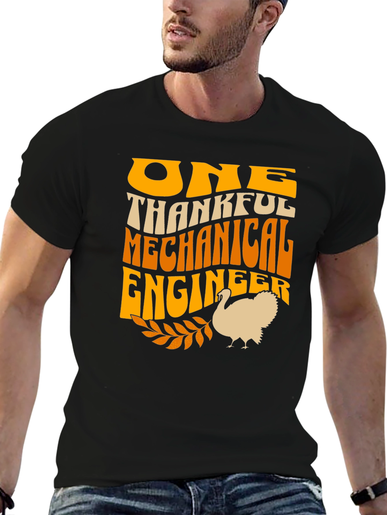 Thankful Mechanical Engineer Thanksgiving T-Shirt