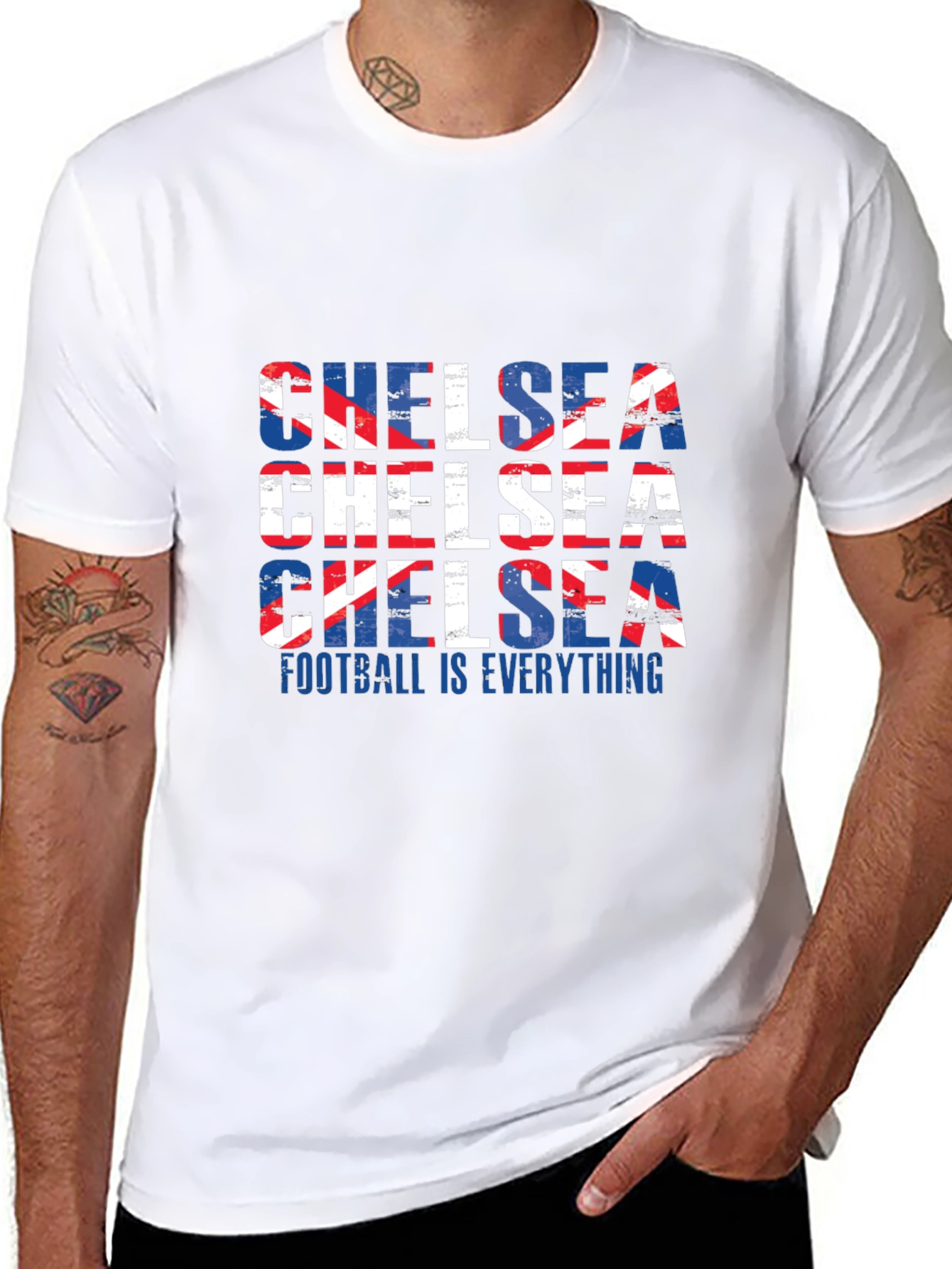 Chelsea Football Club Fan T-Shirt - Black