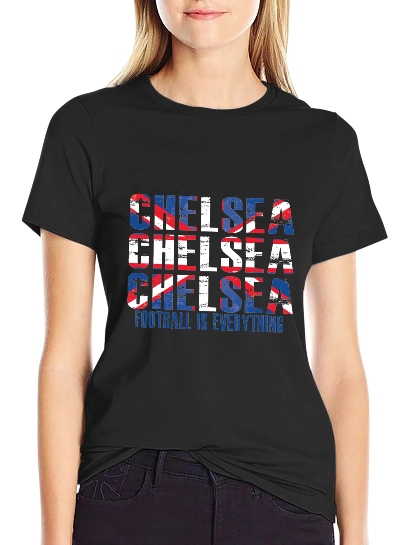Chelsea Football Club Fan T-Shirt - Black