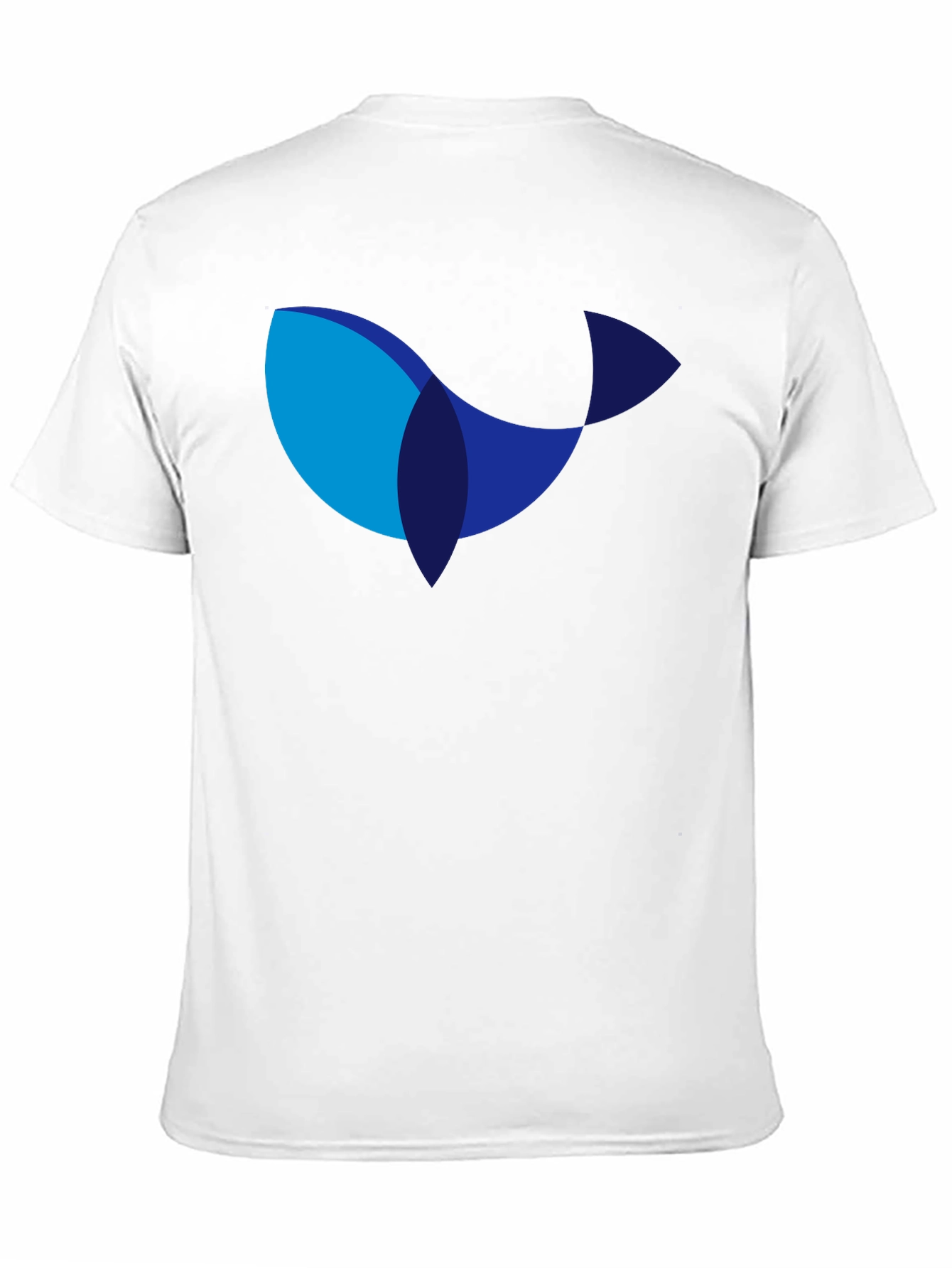 Modern Whale Graphic Black T-Shirt