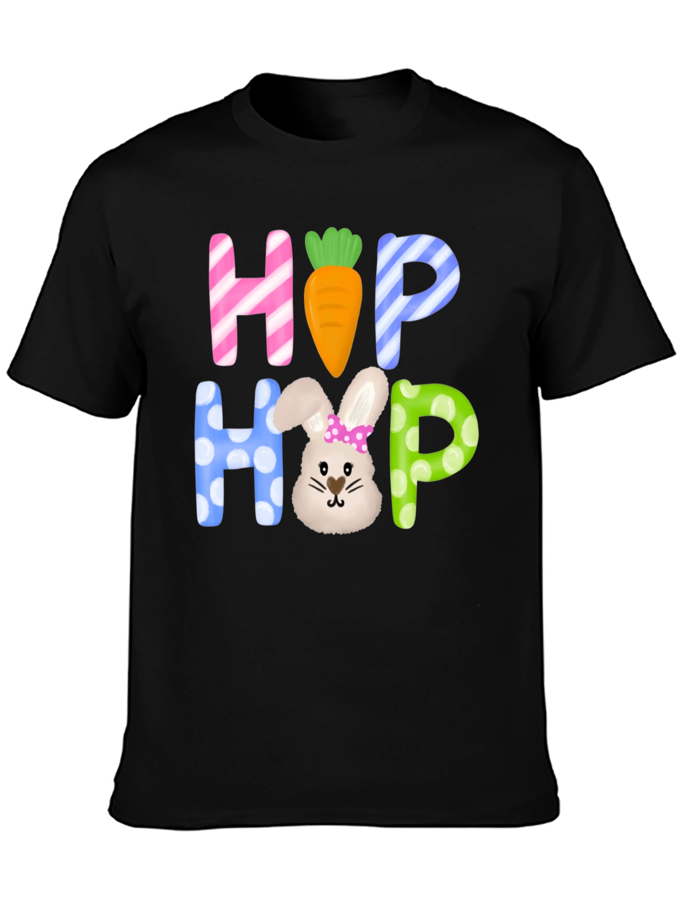 Easter Hop Hop Graphic T-Shirt