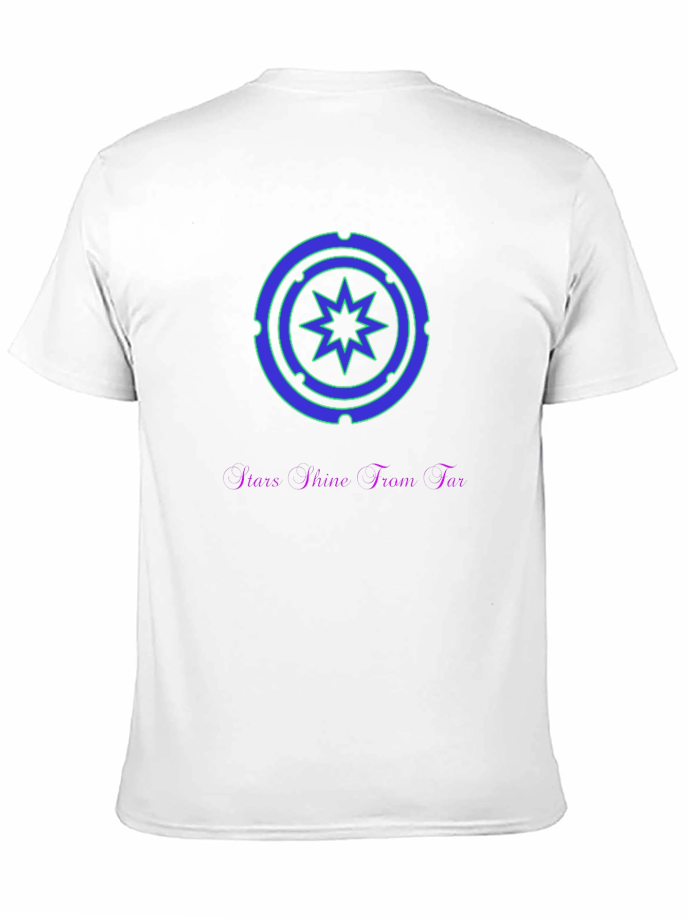 Stars Shine From Tar Black Graphic Tee