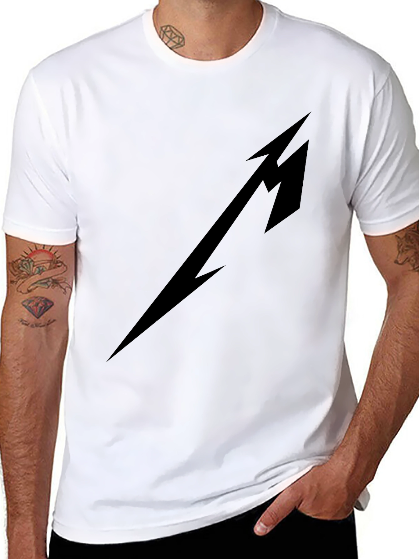 Black Metallica Logo T-Shirt - Classic Band Tee