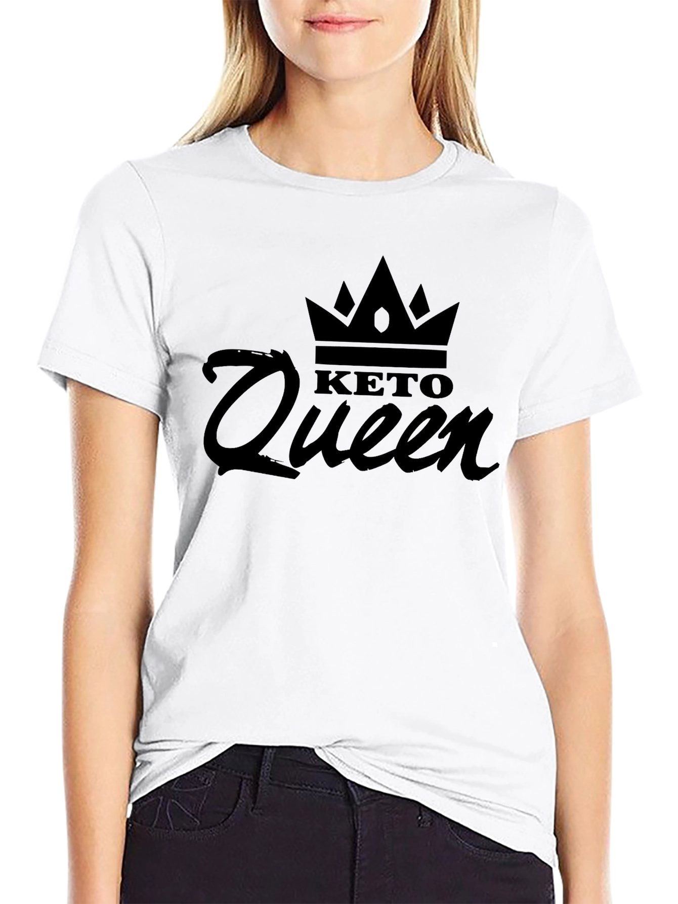 Keto Queen Black T-Shirt