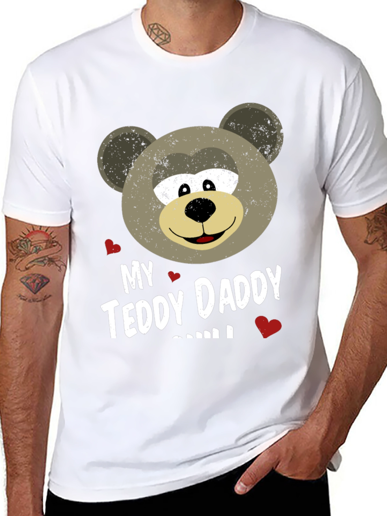 My Teddy Daddy T-Shirt - Cute Bear Graphic Tee