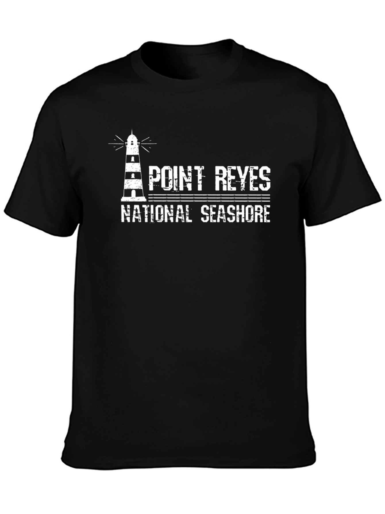 Point Reyes National Seashore Black T-Shirt