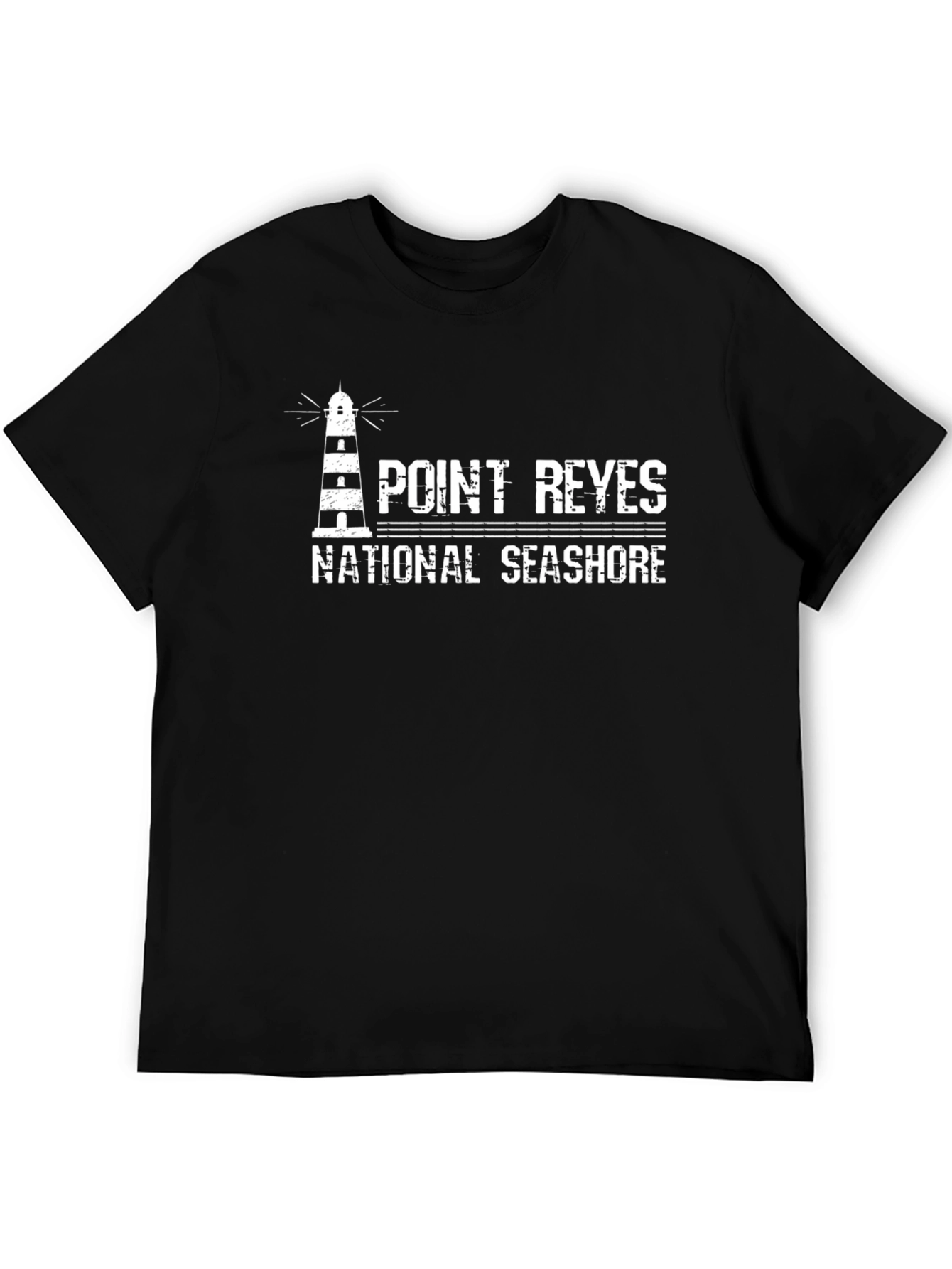 Point Reyes National Seashore Black T-Shirt