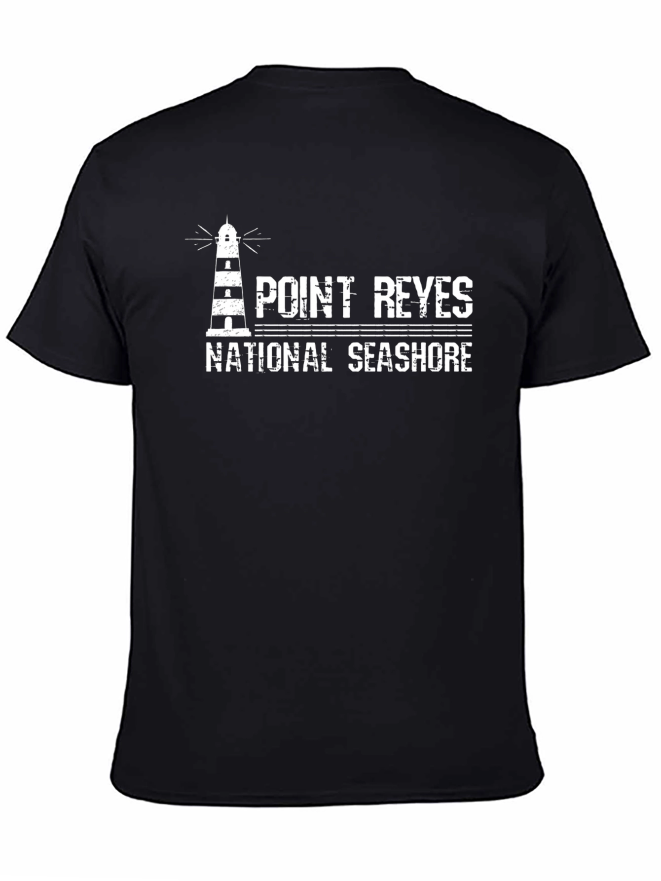 Point Reyes National Seashore Black T-Shirt
