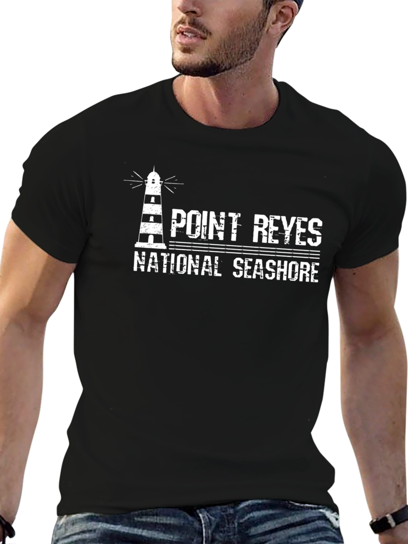 Point Reyes National Seashore Black T-Shirt