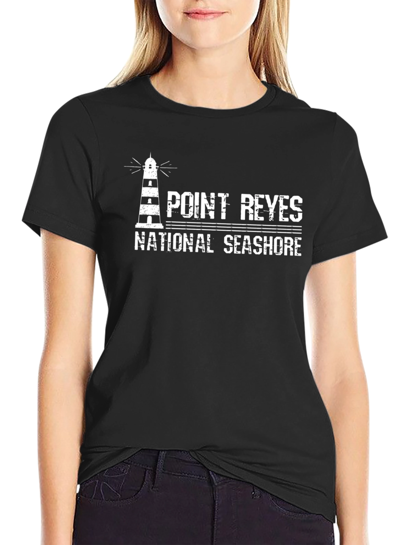 Point Reyes National Seashore Black T-Shirt