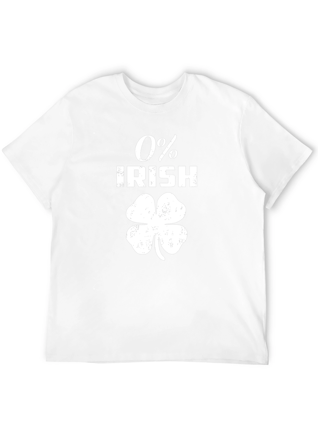 Funny 0% Irish St. Patricks Day Graphic T-Shirt