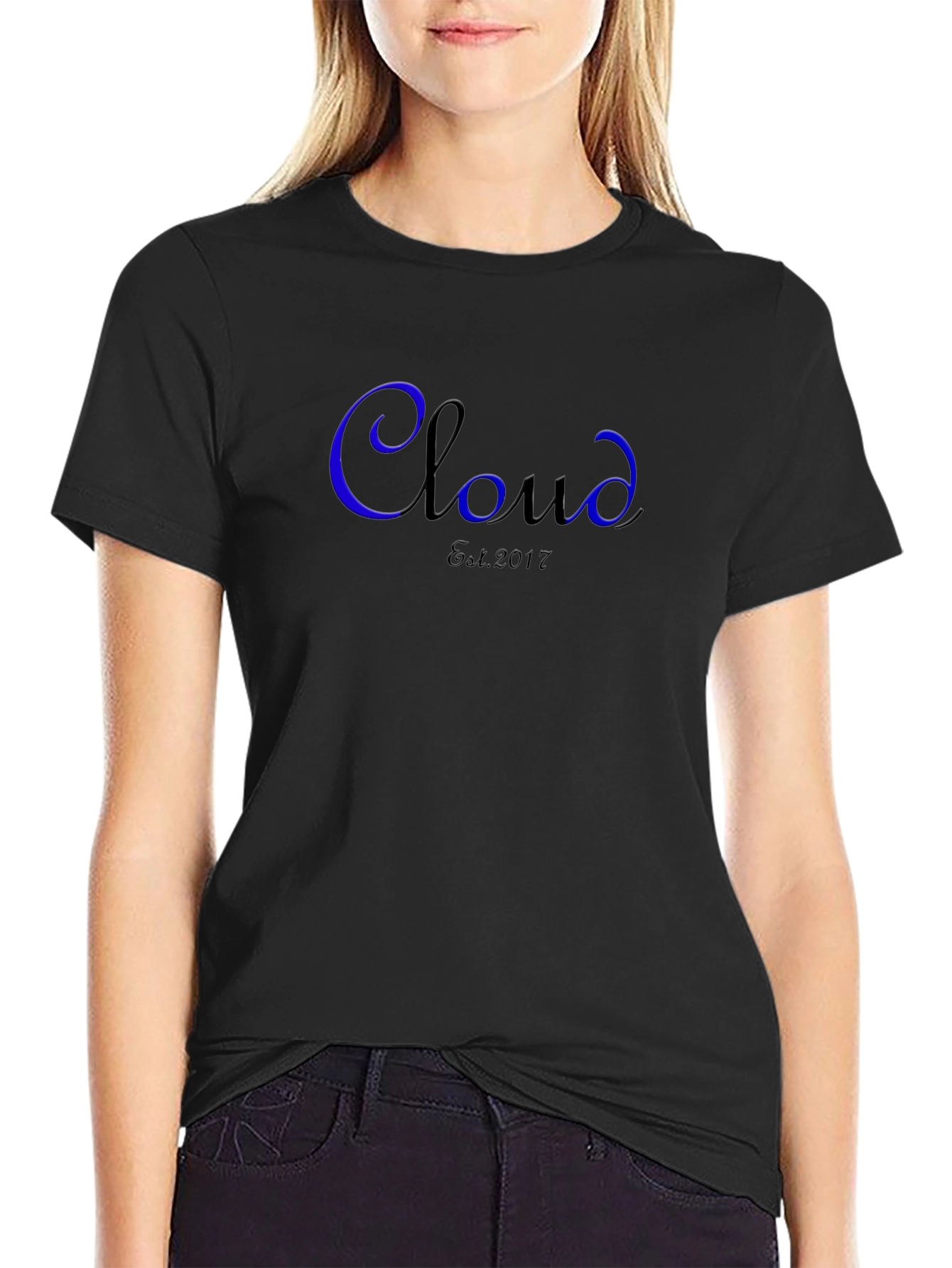 Cloud Est. 2017 Black T-Shirt