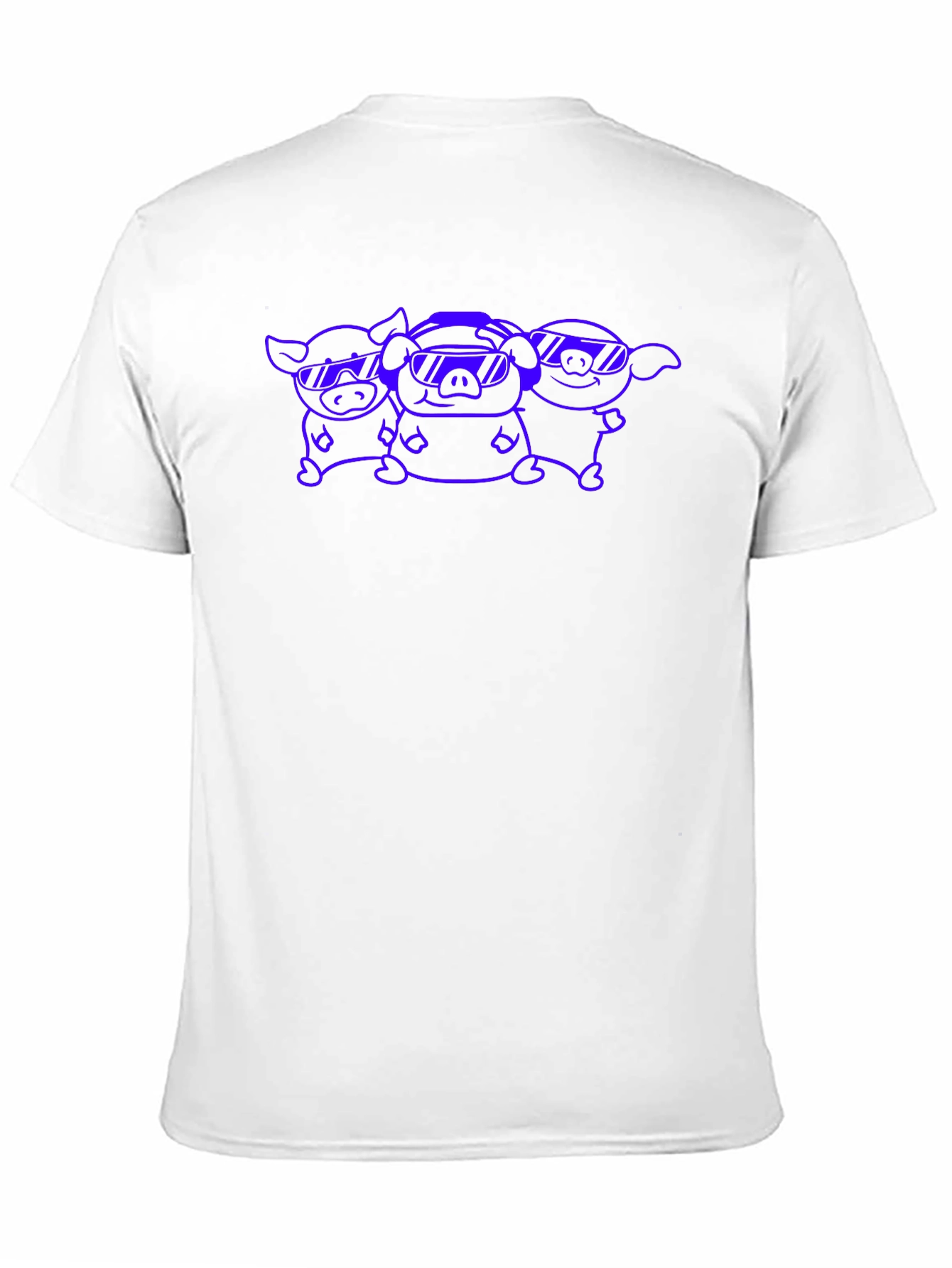 Cool Pig Gang Graphic Tee - Black Cotton T-Shirt