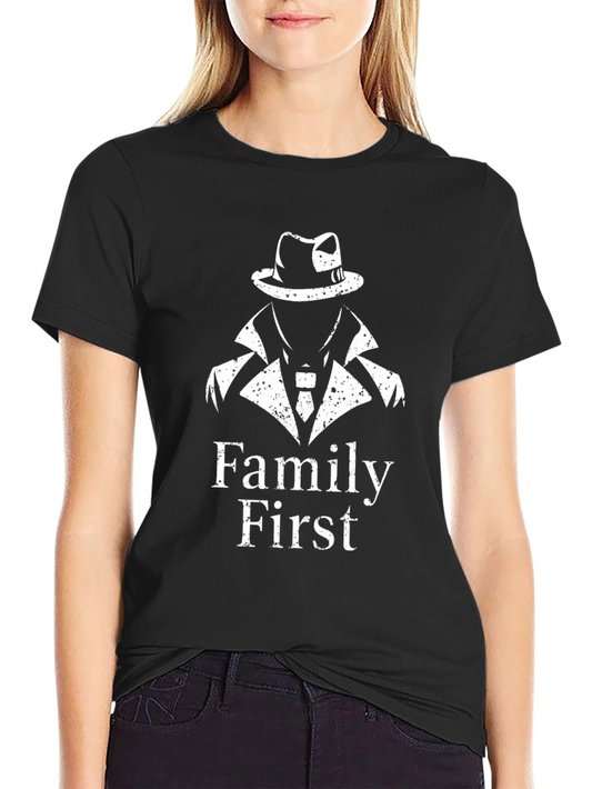 Family First T-Shirt - Stylish Graphic Tee for Men