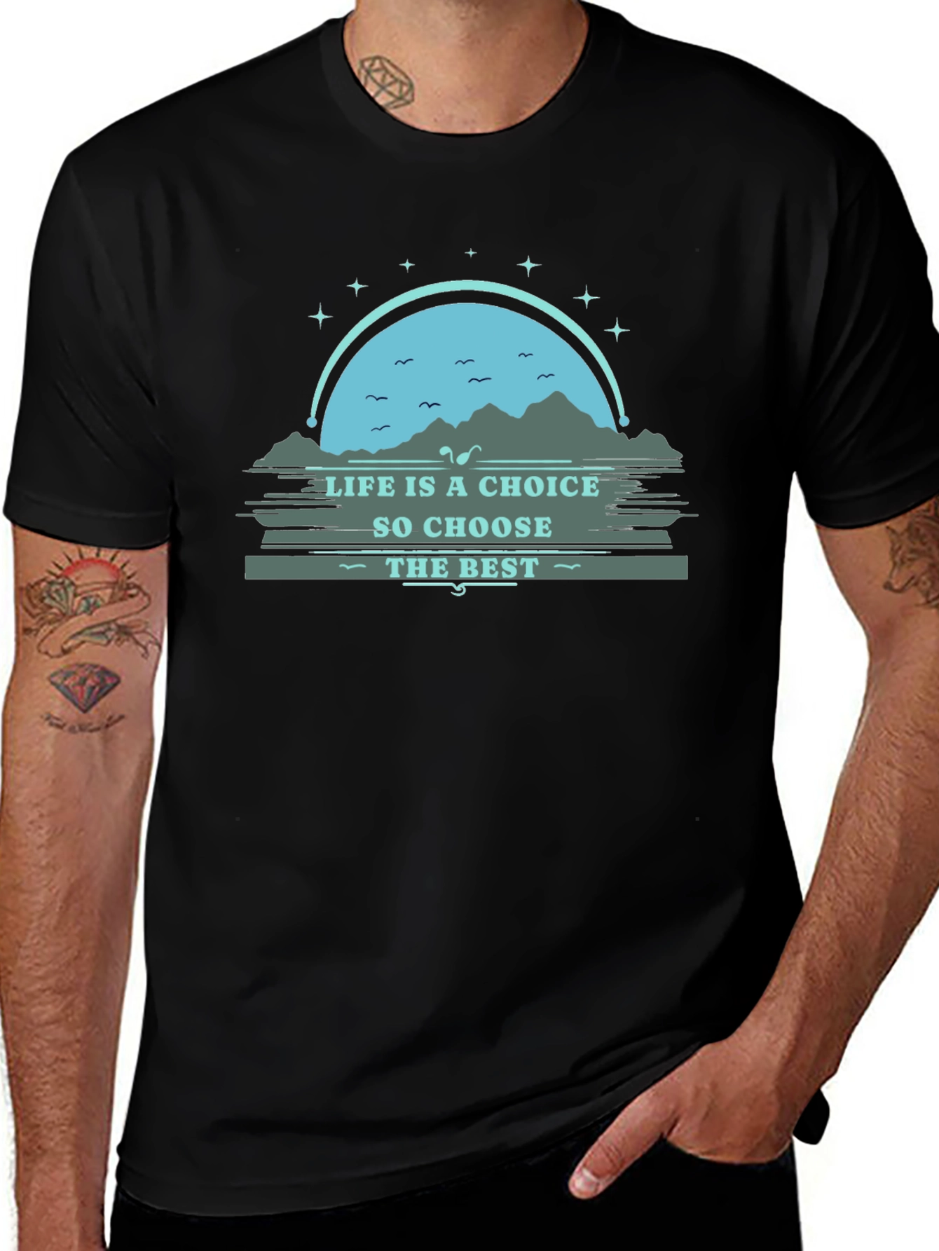Life is a Choice Graphic Tee - Motivational T-Shirt