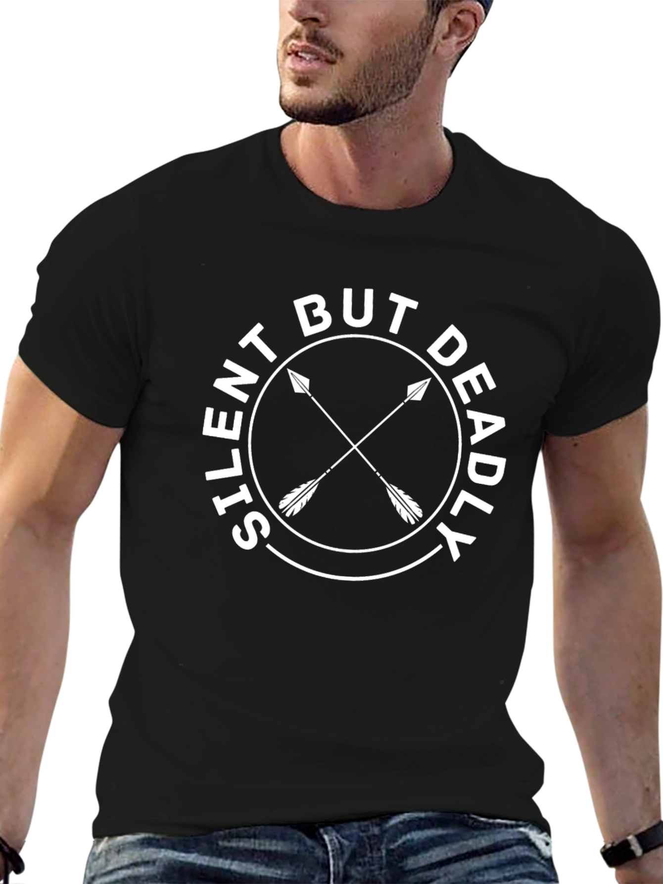 Silent But Deadly Arrow Graphic Tee