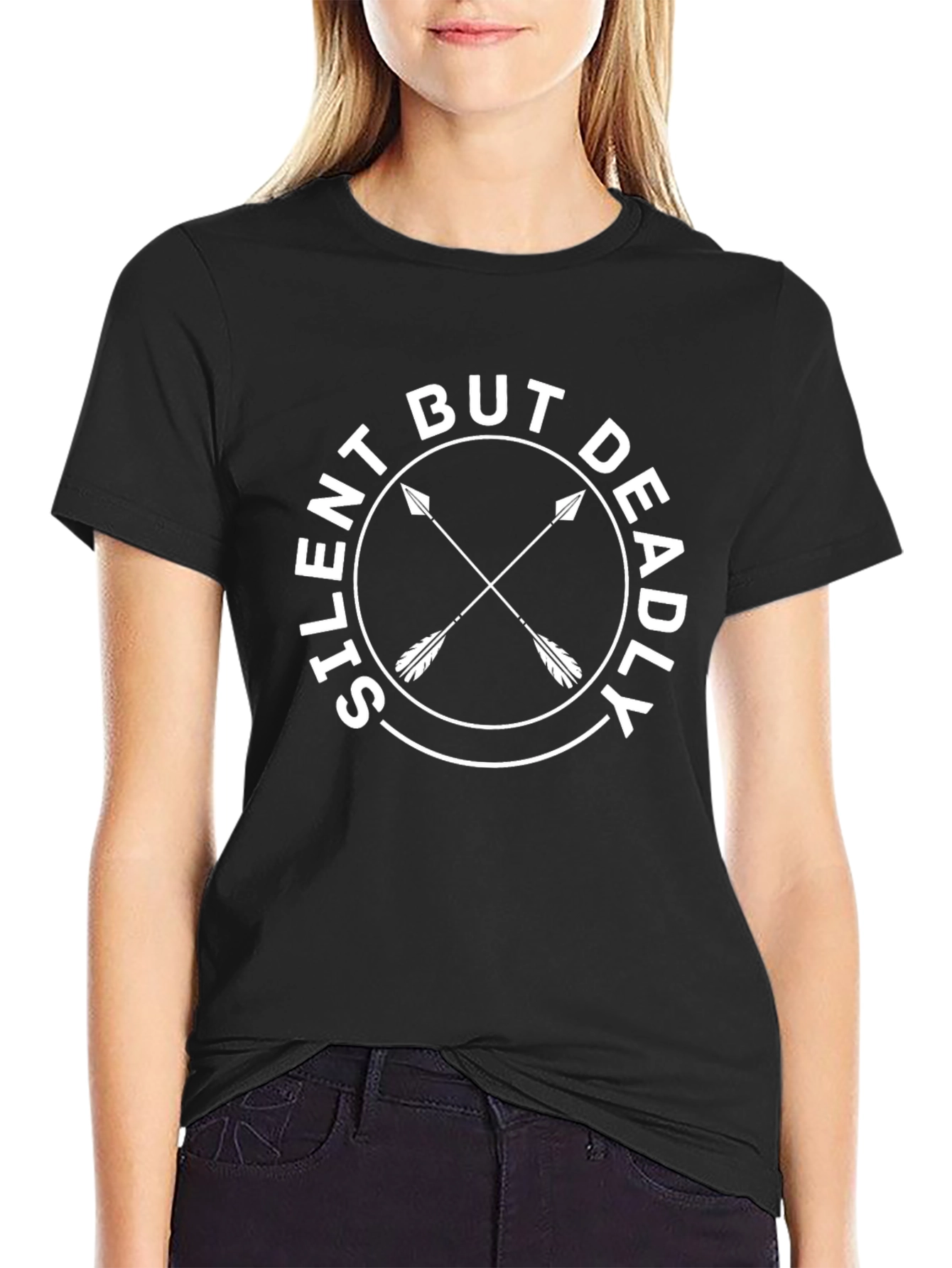 Silent But Deadly Arrow Graphic Tee