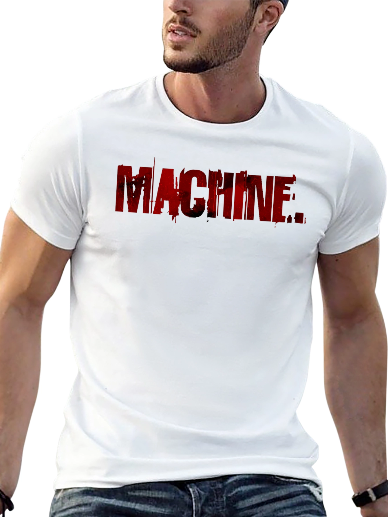 Machine Graphic T-Shirt - Edgy Streetwear