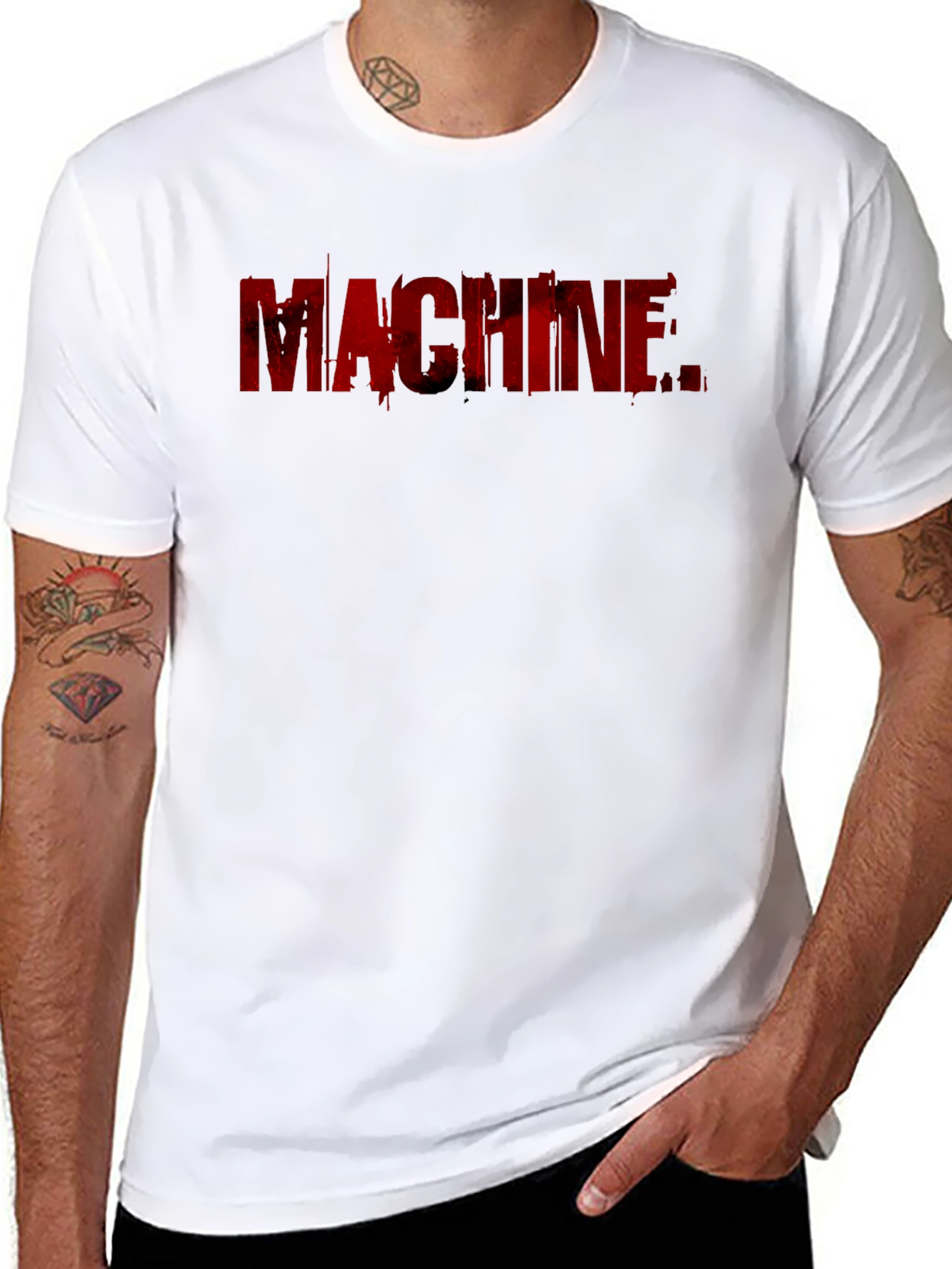 Machine Graphic T-Shirt - Edgy Streetwear