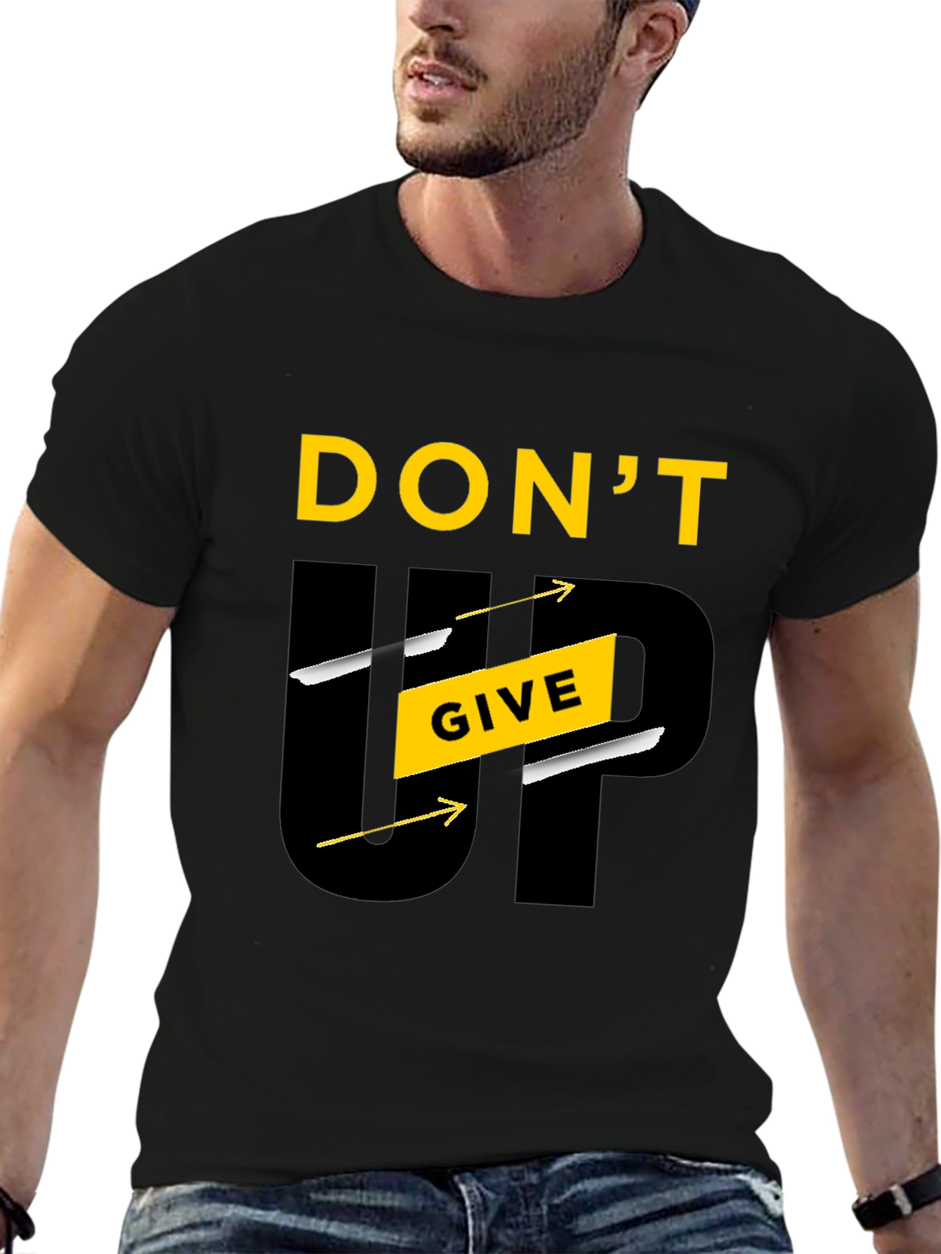 Motivational Dont Give Up Graphic Tee