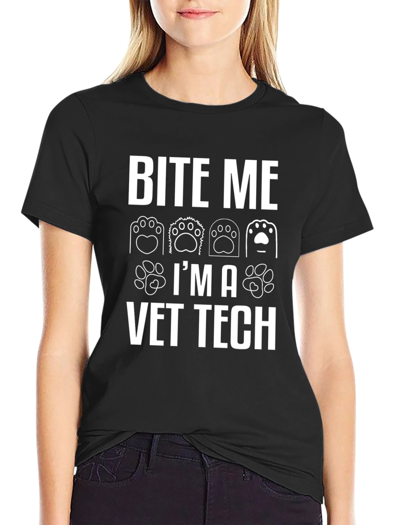 Bite Me Im a Vet Tech T-Shirt