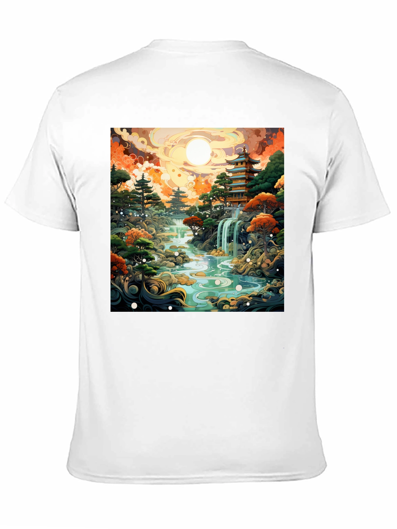 Japanese Garden Art T-Shirt