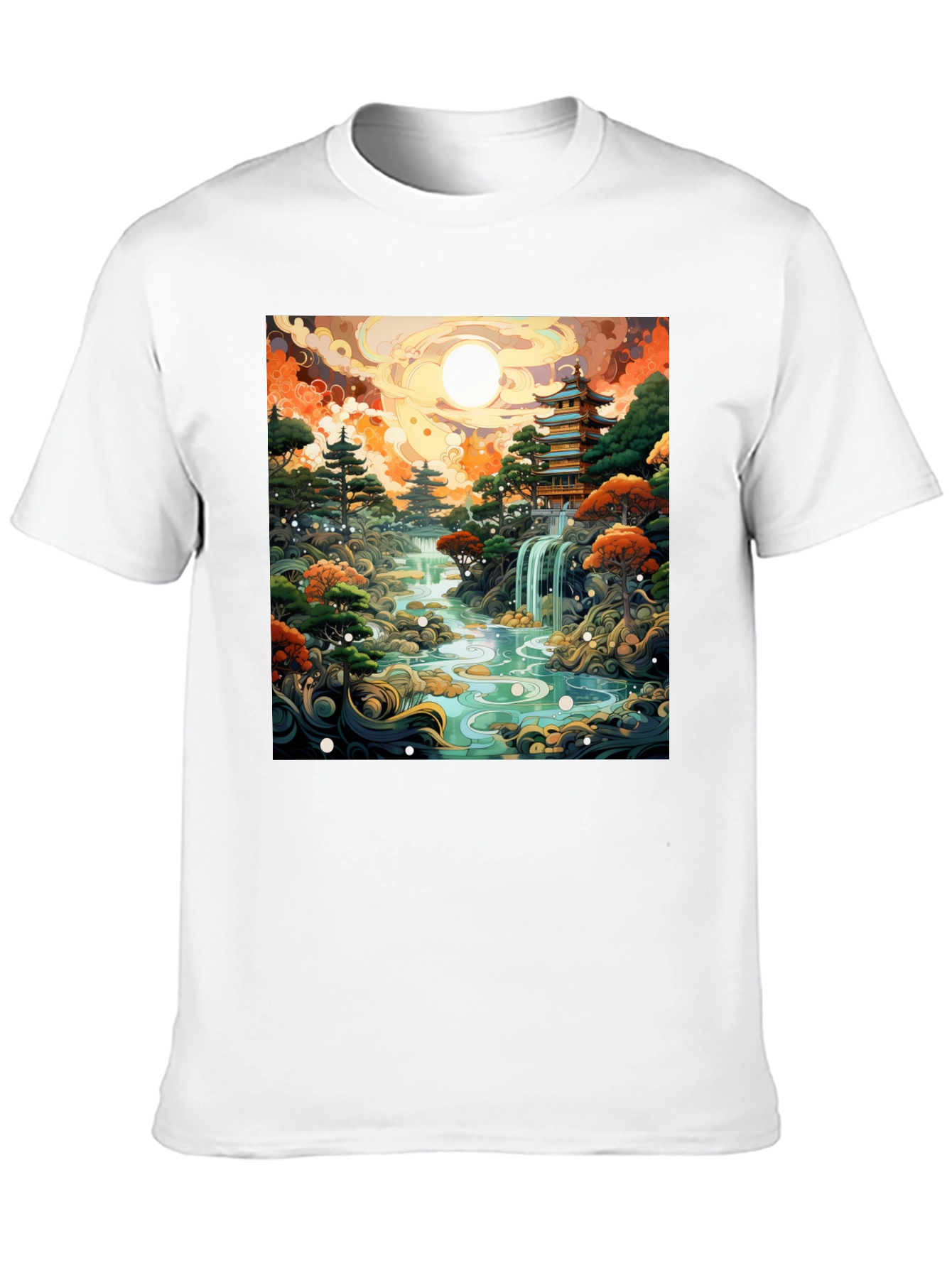 Japanese Garden Art T-Shirt