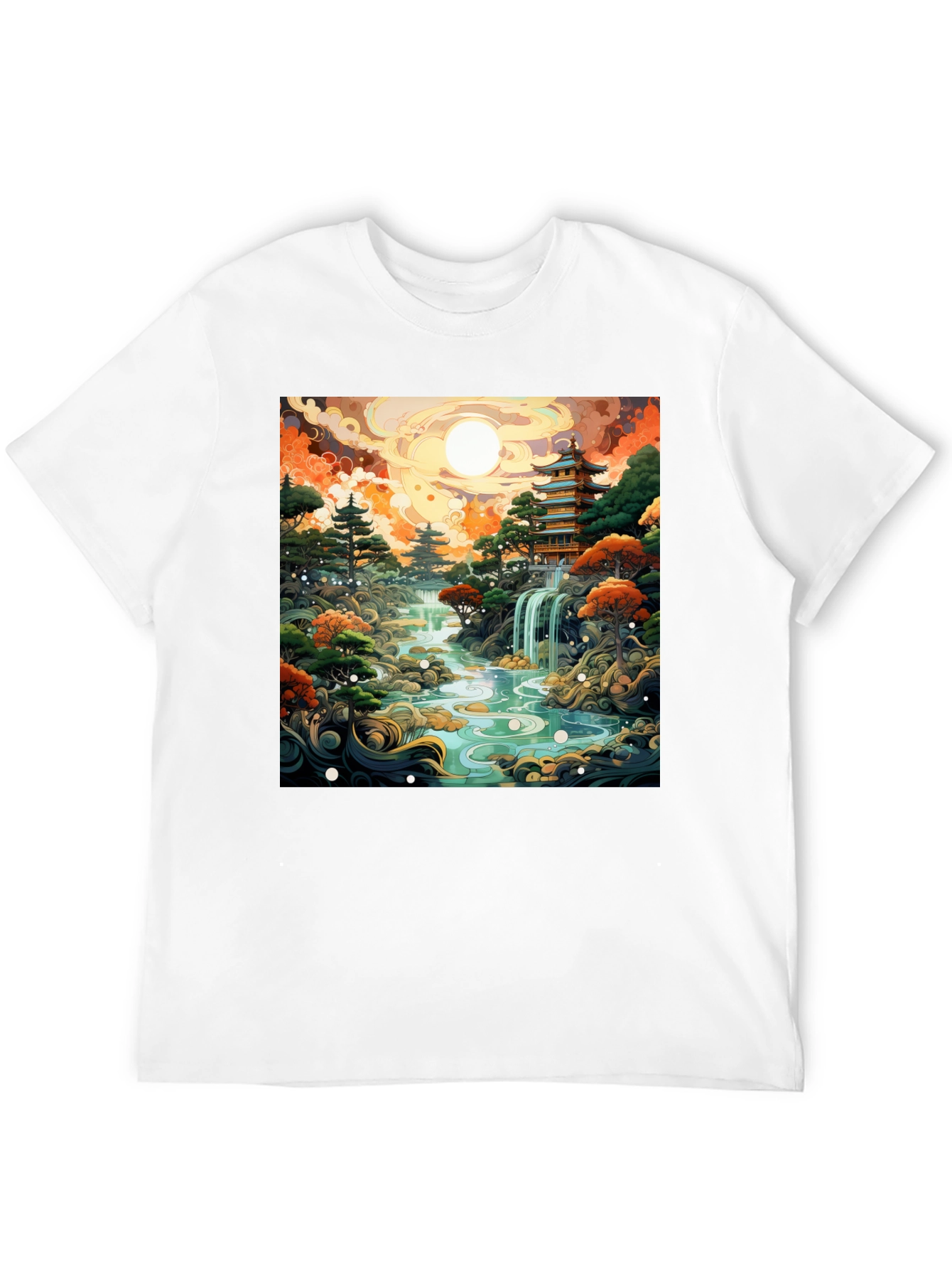 Japanese Garden Art T-Shirt
