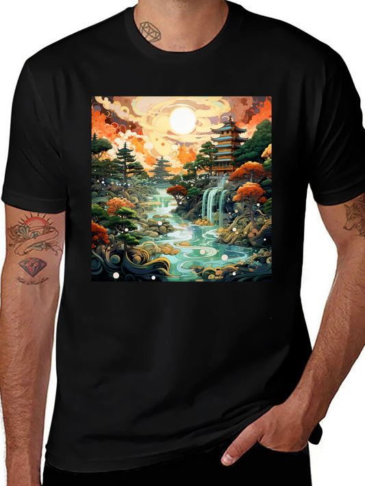 Japanese Garden Art T-Shirt