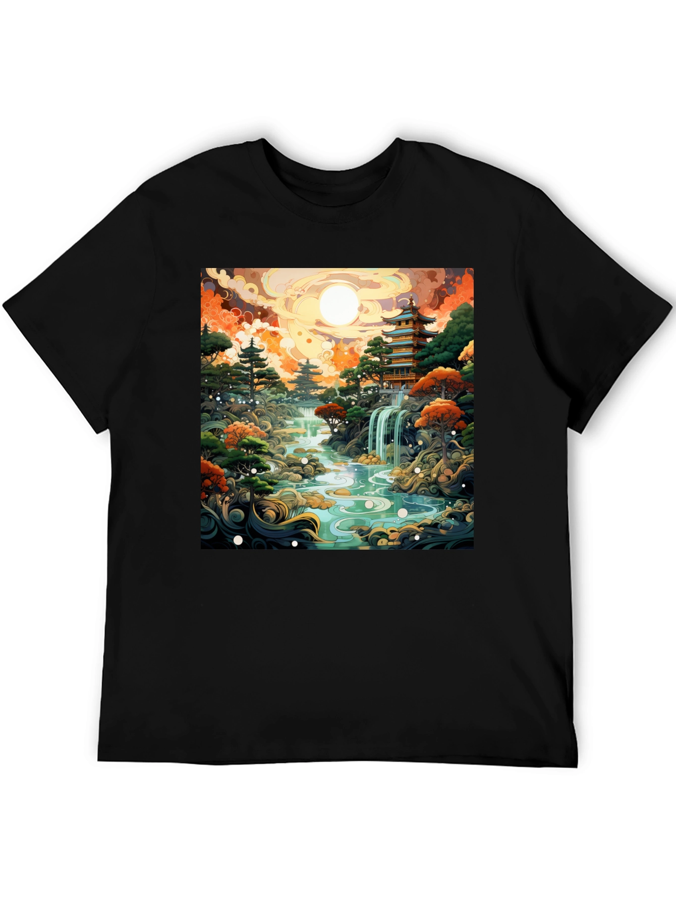 Japanese Garden Art T-Shirt