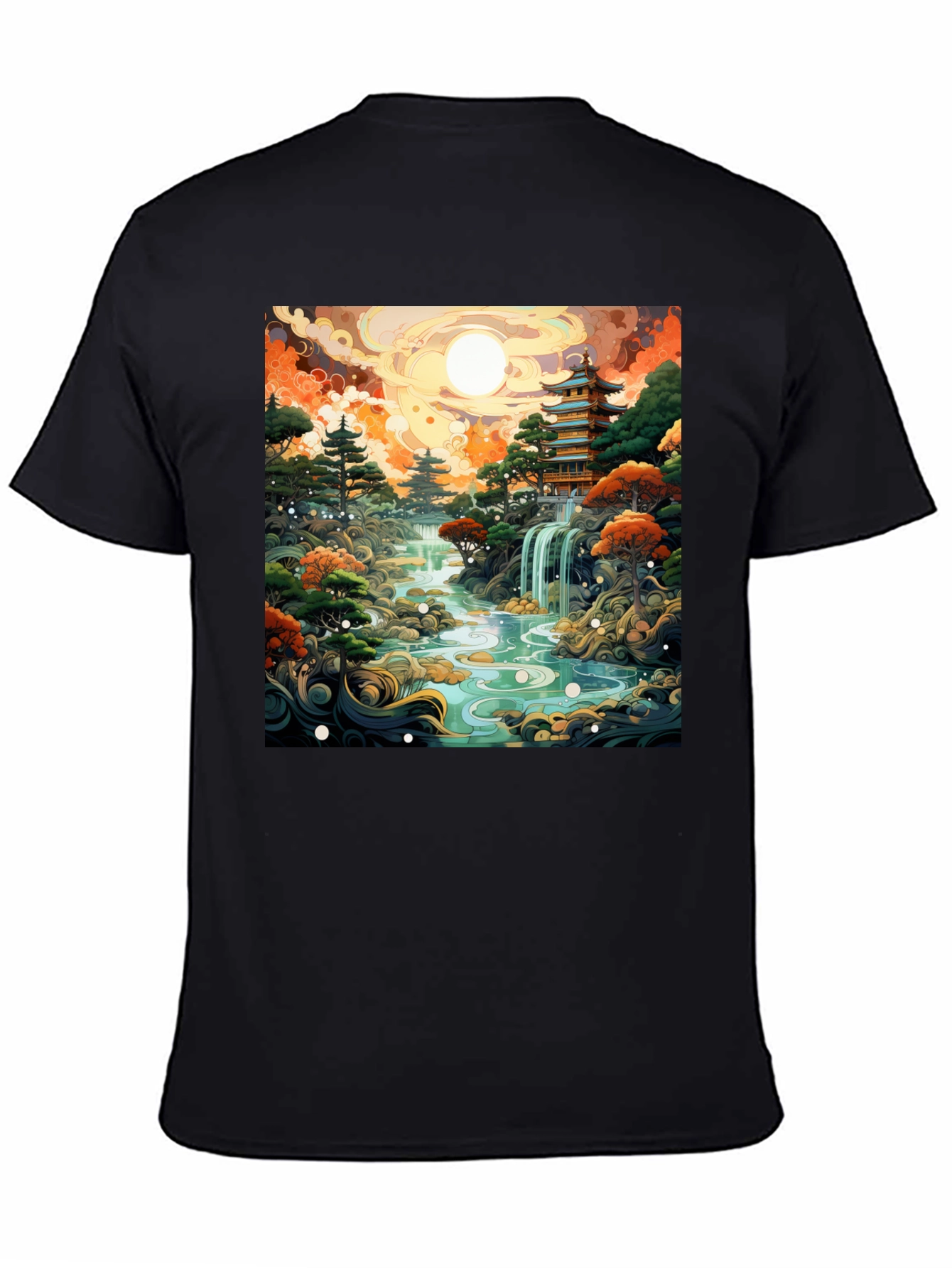 Japanese Garden Art T-Shirt