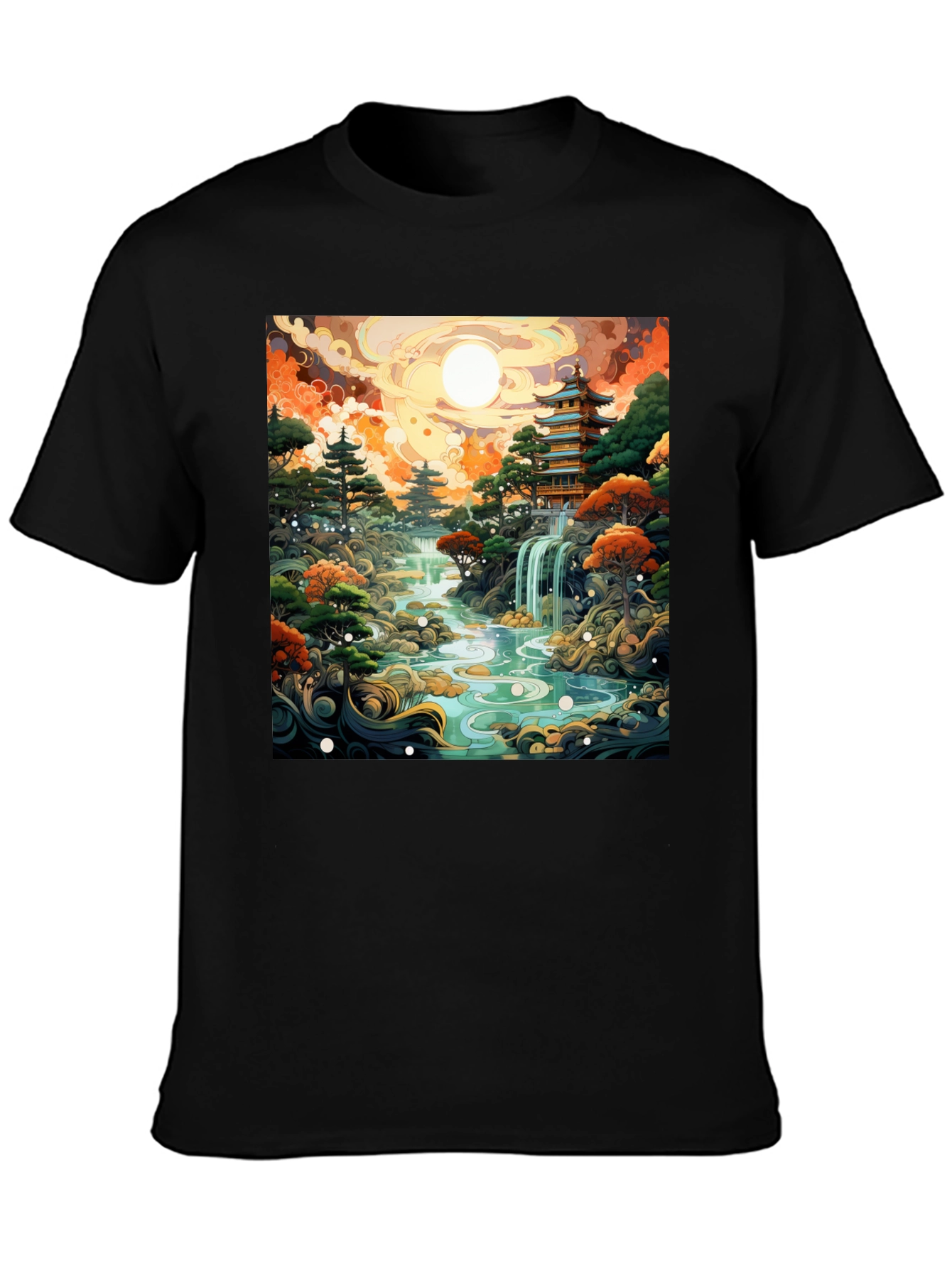 Japanese Garden Art T-Shirt