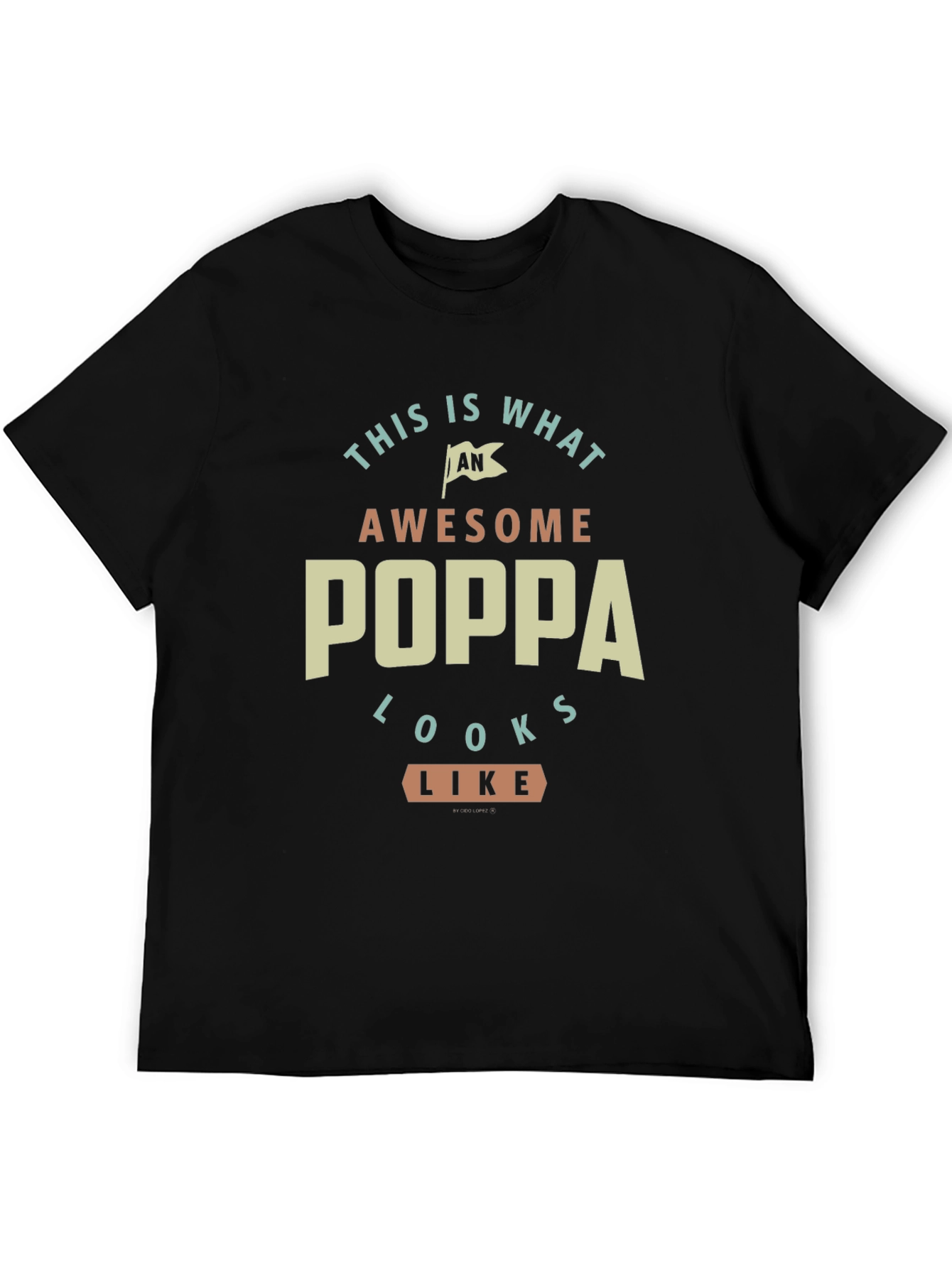 Awesome Poppa T-Shirt - Perfect Gift for Grandpas!