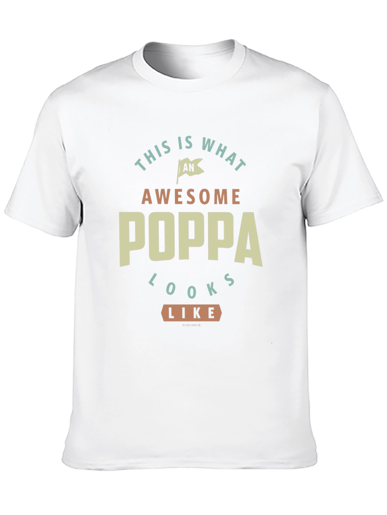 Awesome Poppa T-Shirt - Perfect Gift for Grandpas!