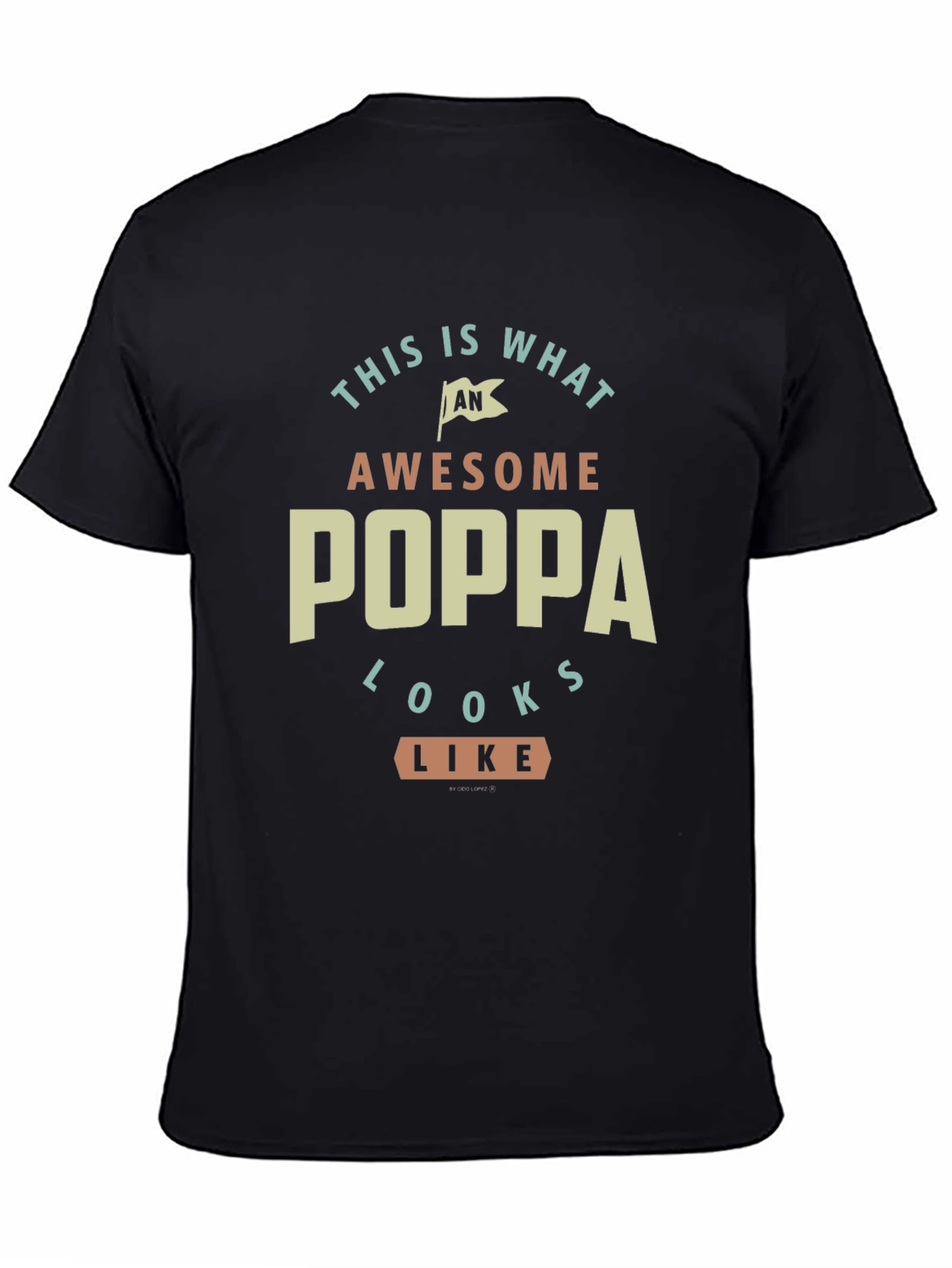 Awesome Poppa T-Shirt - Perfect Gift for Grandpas!